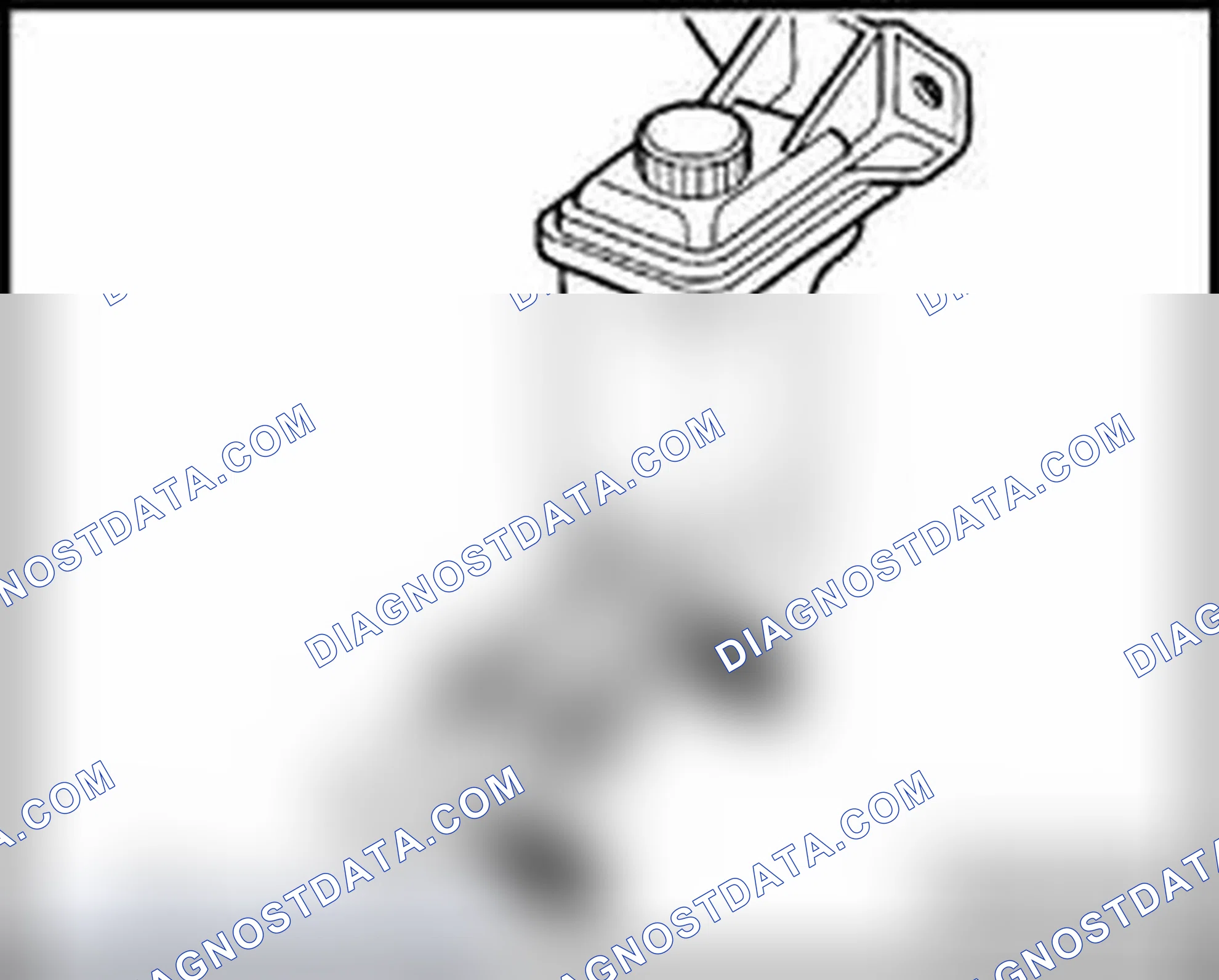 Scheme 367: Intake hose to power steering oil reservoir (applies to all engines), location