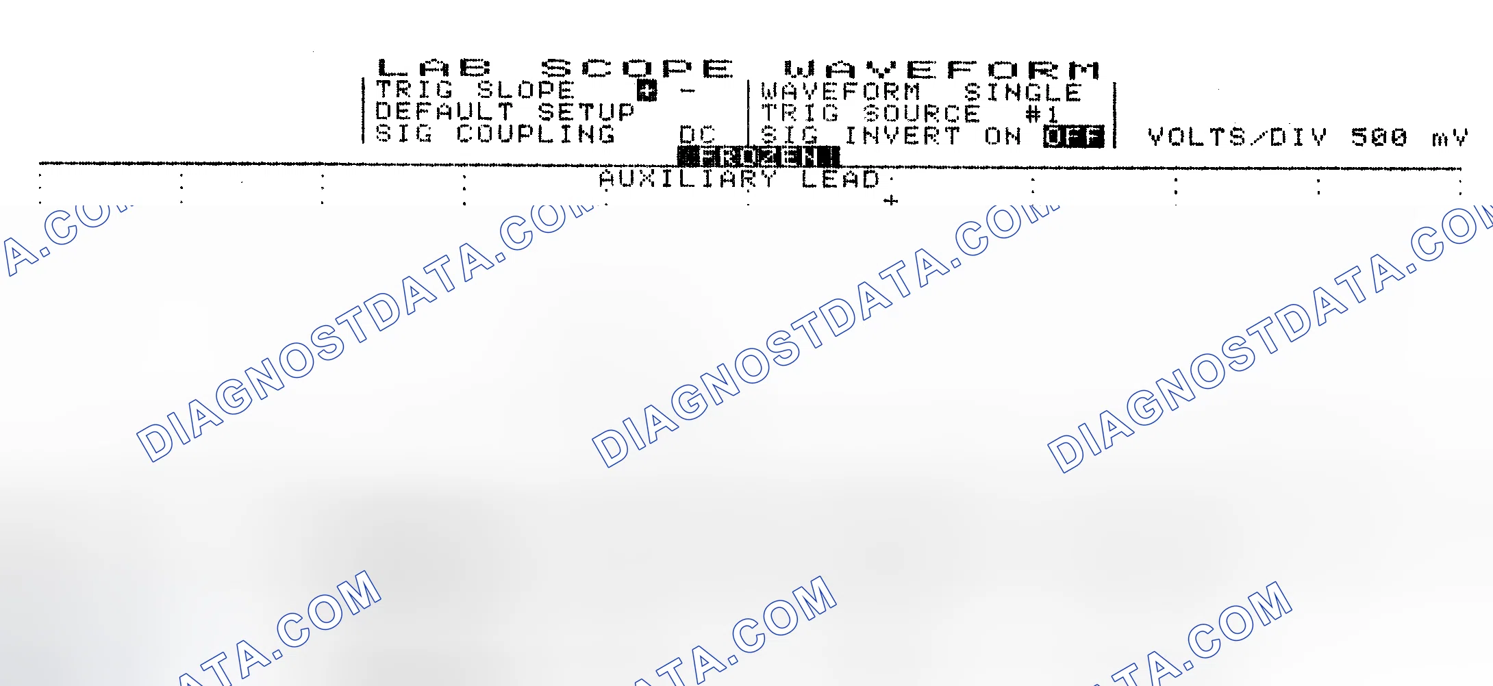 Scheme 10: Single Injector w/Excessive Current Flow - Current Pattern