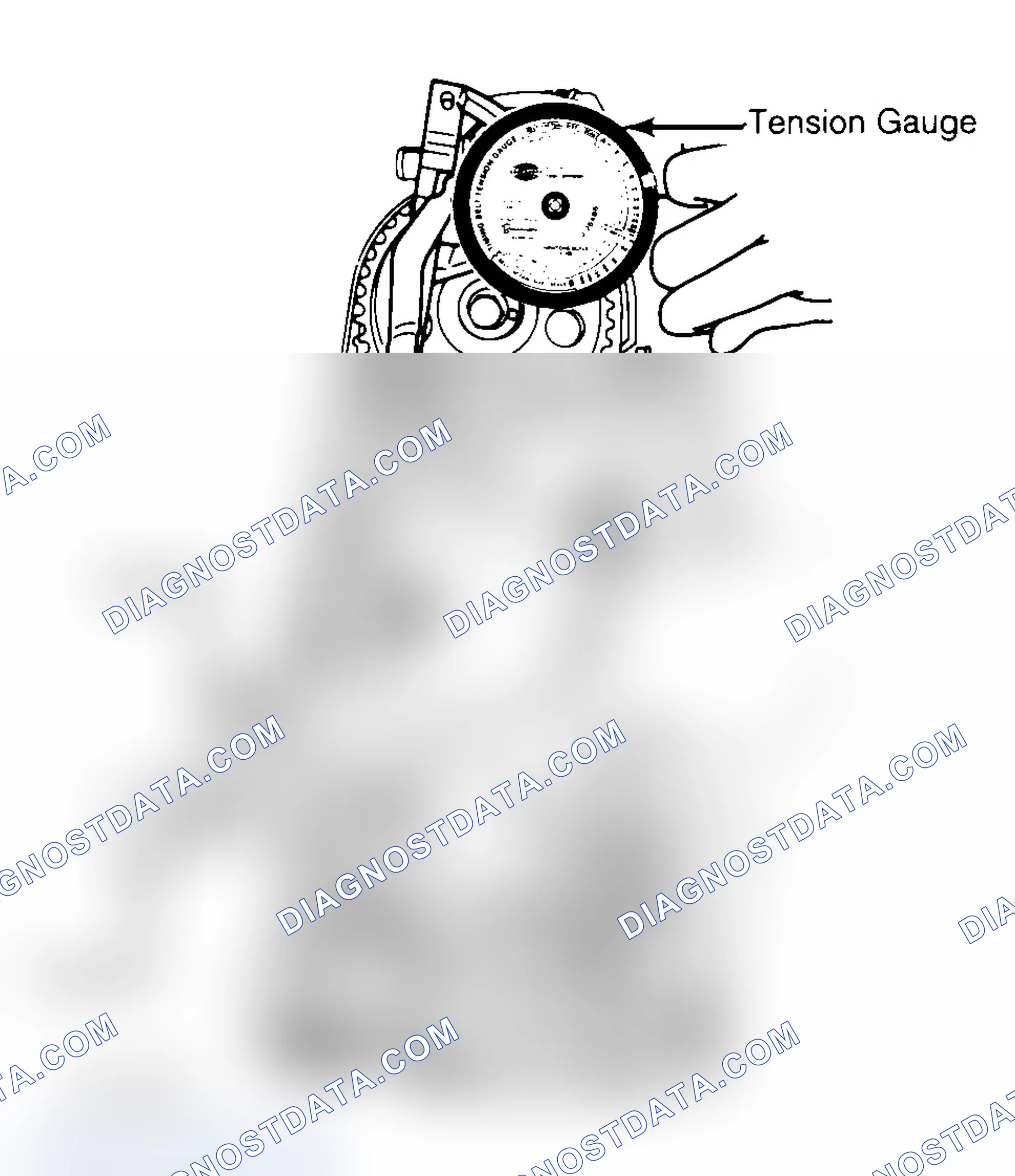 Scheme 28: Adjusting Typical Timing Belt Tension