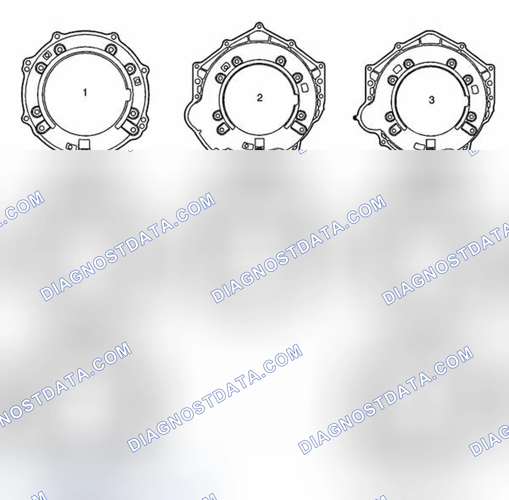 Scheme 629: Torque Converter Housing Identification