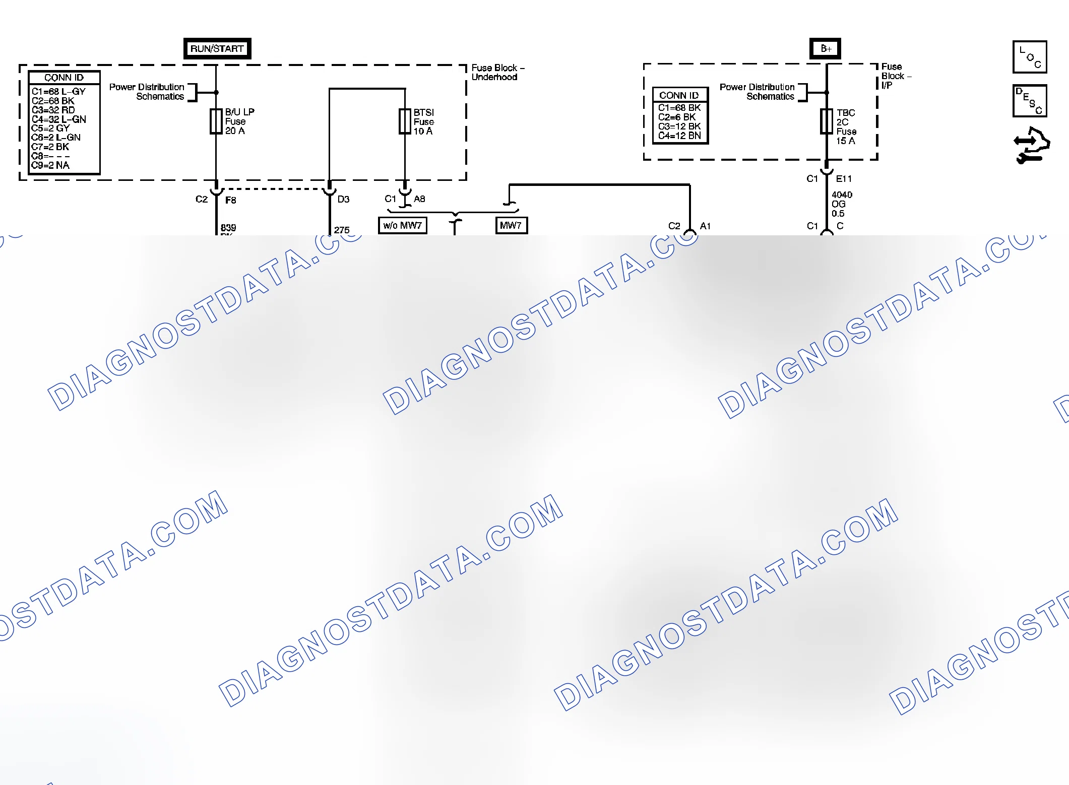 Scheme 203: Shift Lock Control Wiring Schematics
