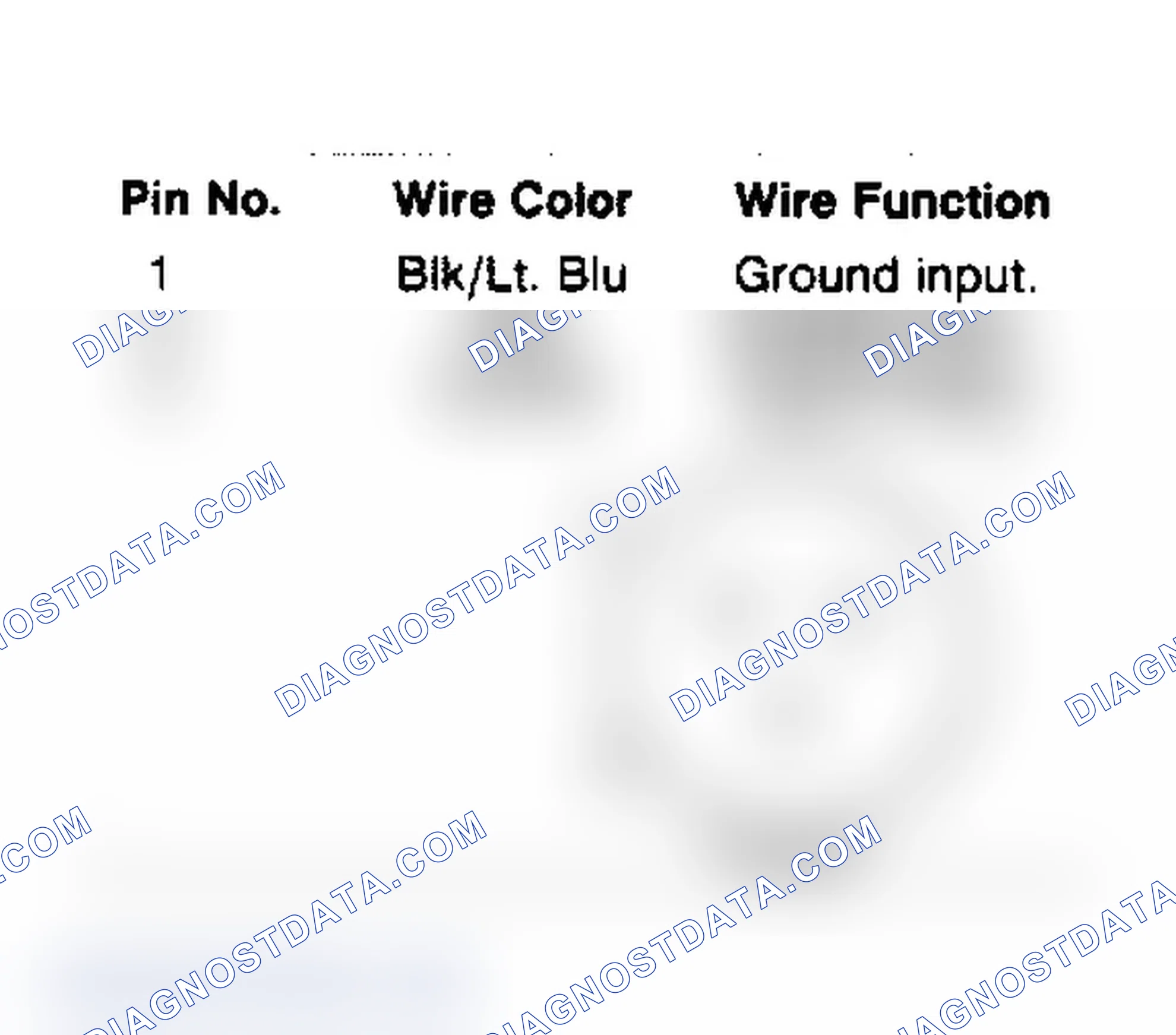 Scheme 20: Distributor Synch Connector Terminal Identification