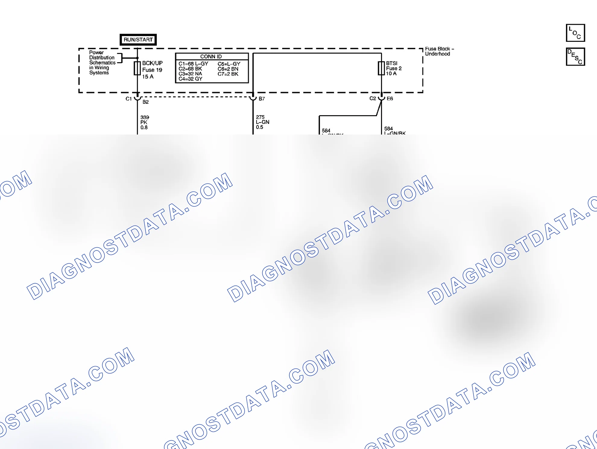 Scheme 112: Automatic Transmission Shift Lock Control Schematics