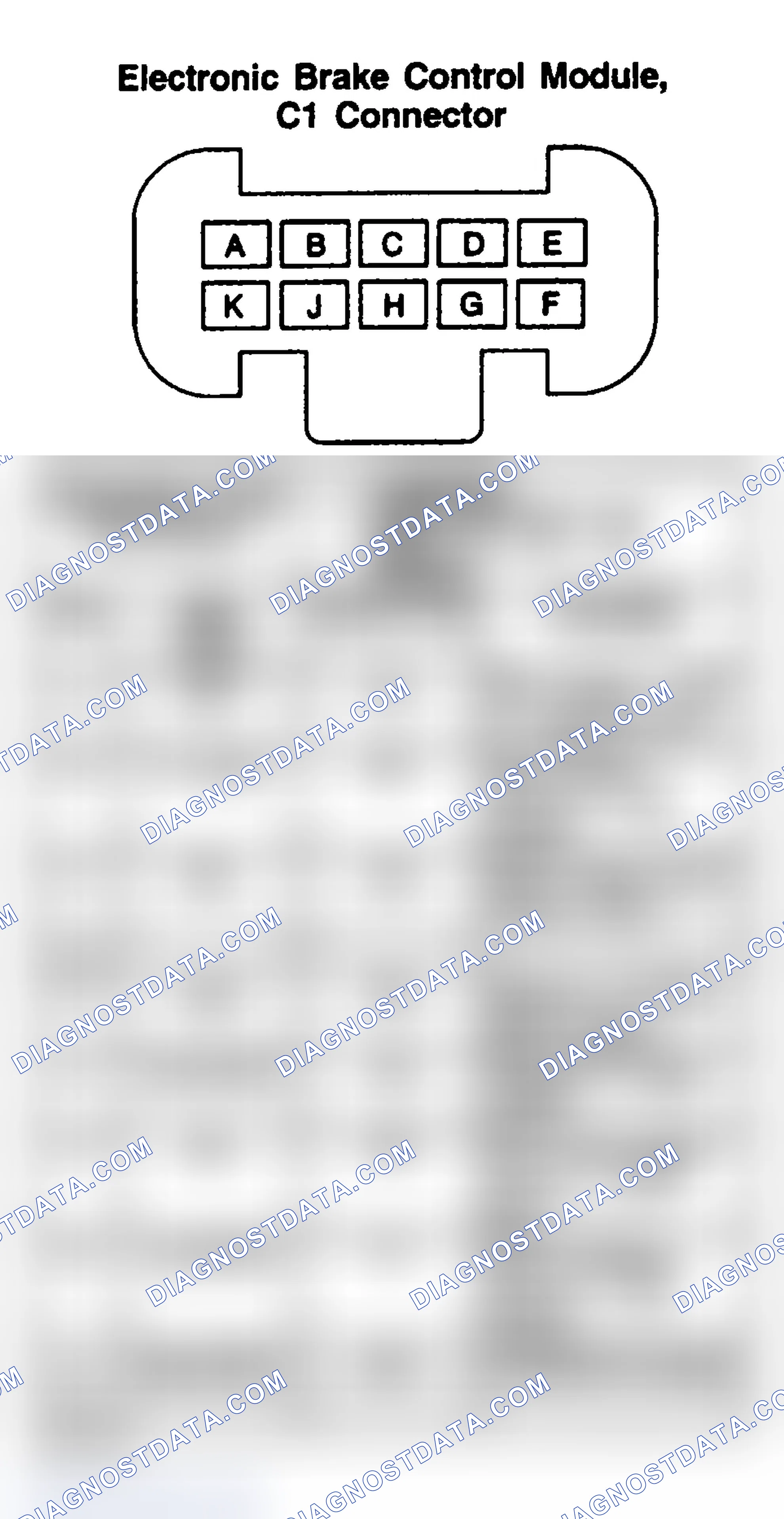 Scheme 143: ELECTRONIC BRAKE CONTROL MODULE (C1)