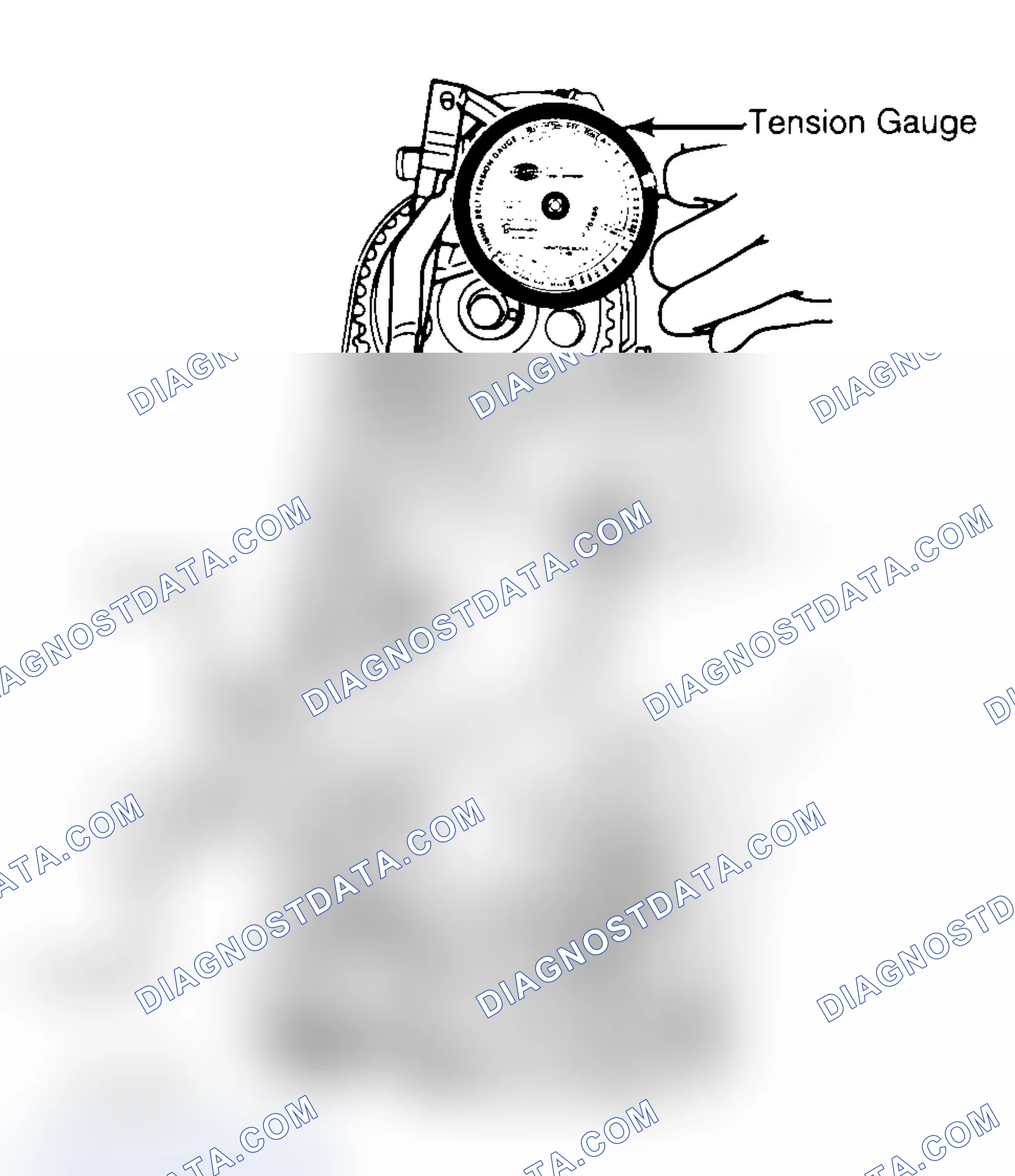 Scheme 28: Adjusting Typical Timing Belt Tension