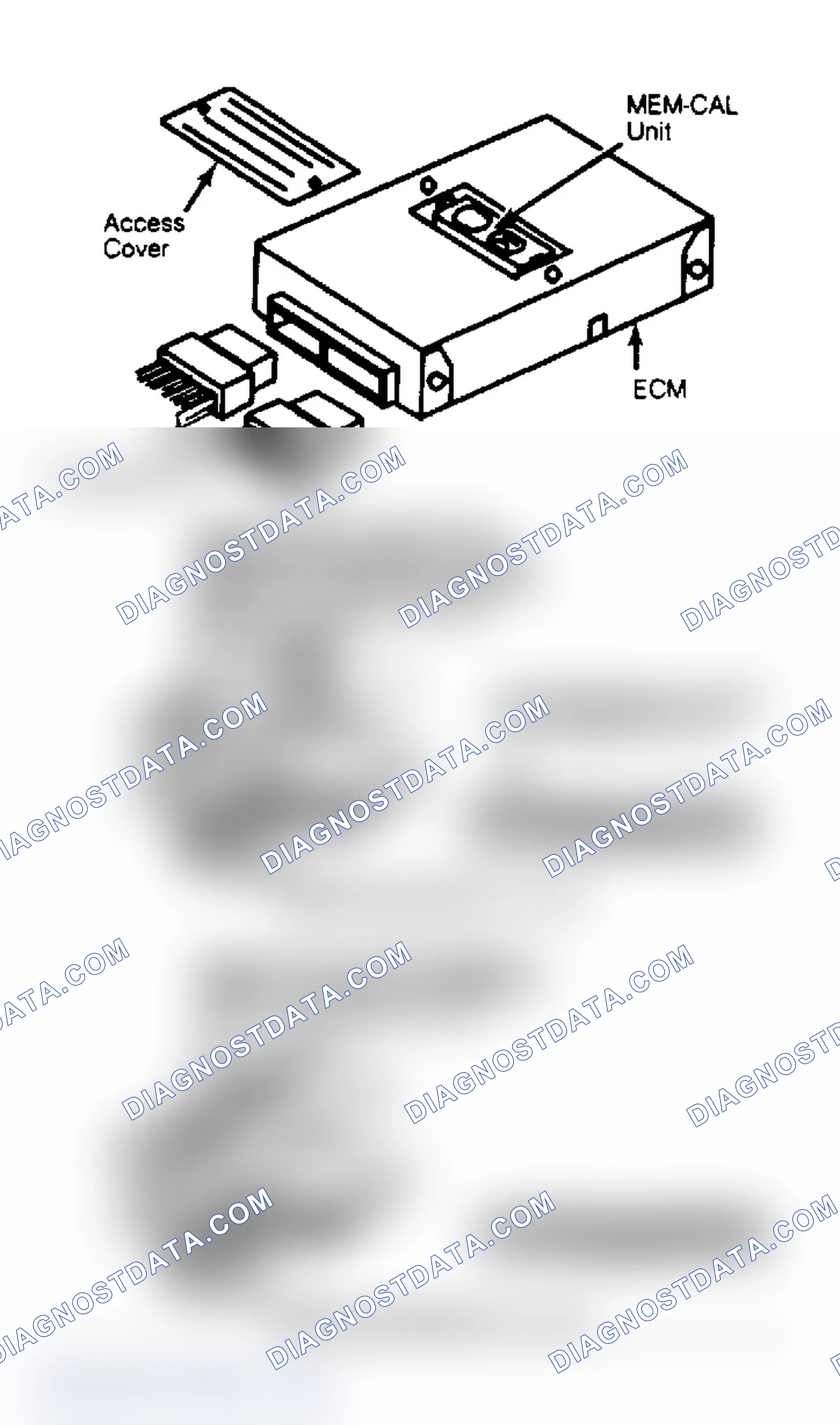 Scheme 3: Replacing MEM-CAL in Electronic Control Module of Vehicles Equipped With 2.5L Engine Only