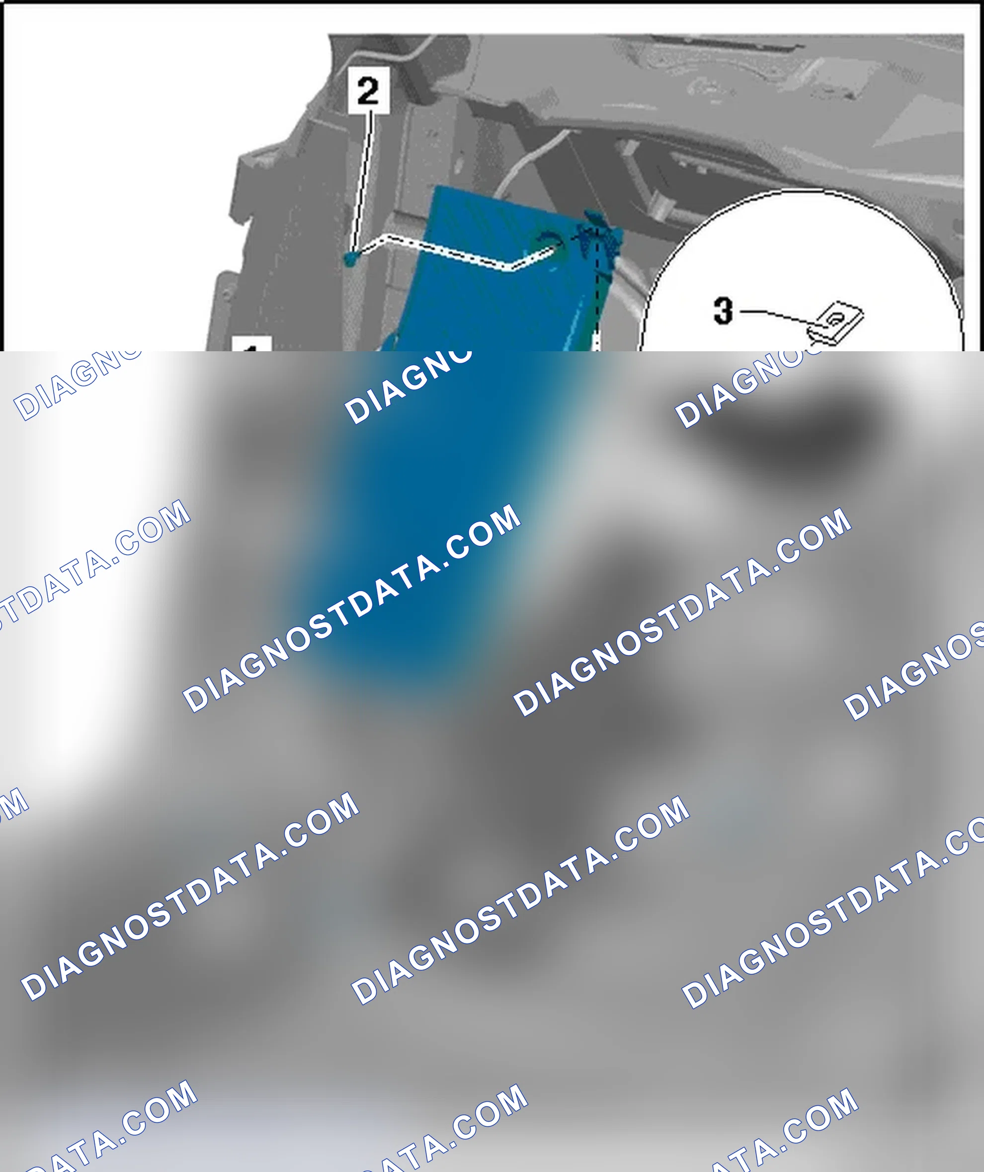 Scheme 15: FOOTREST COVER AND BRACKET ASSEMBLY OVERVIEW