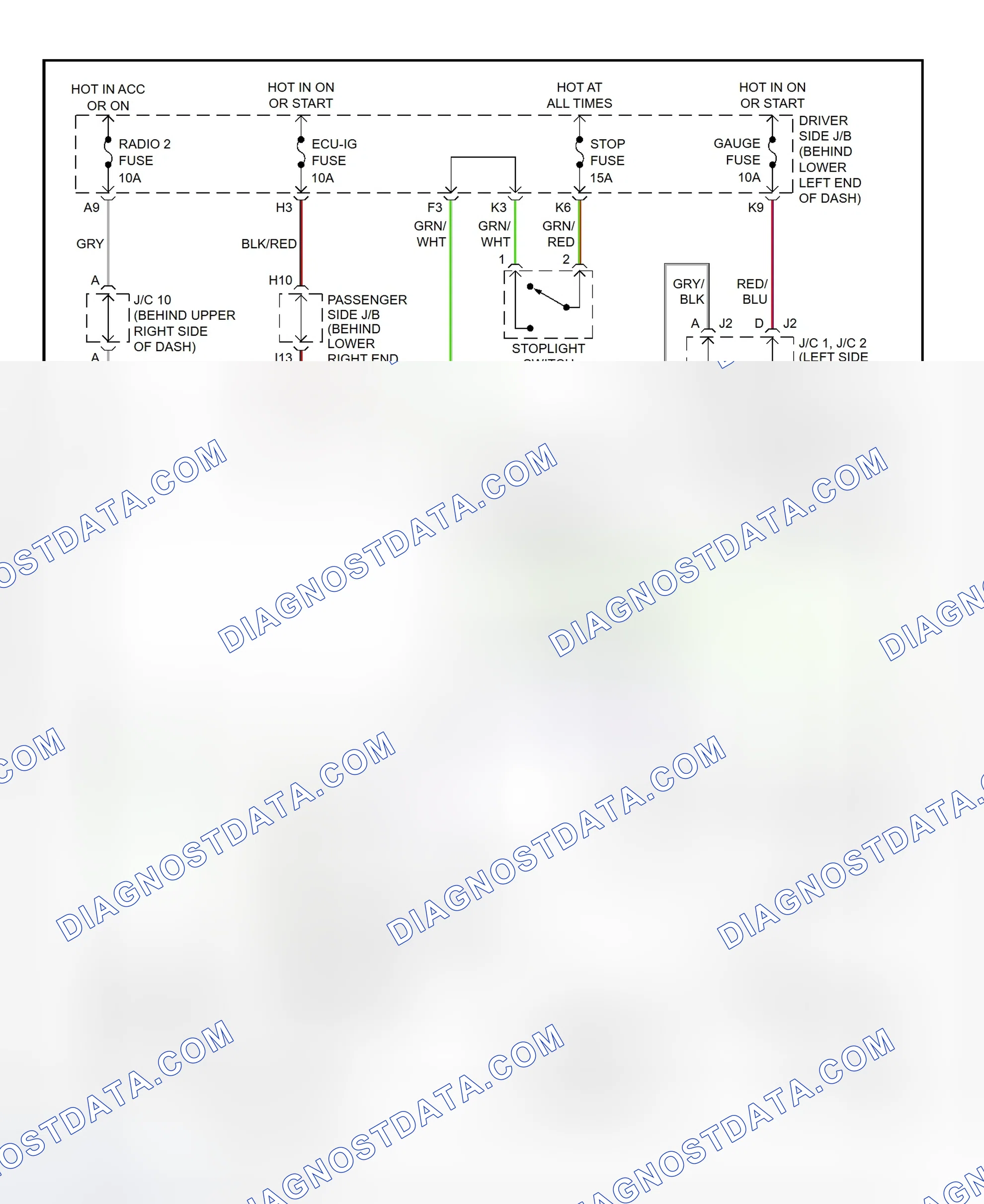 Scheme 337: Shift Interlock System Wiring Diagram (2001 - Lexus IS300)