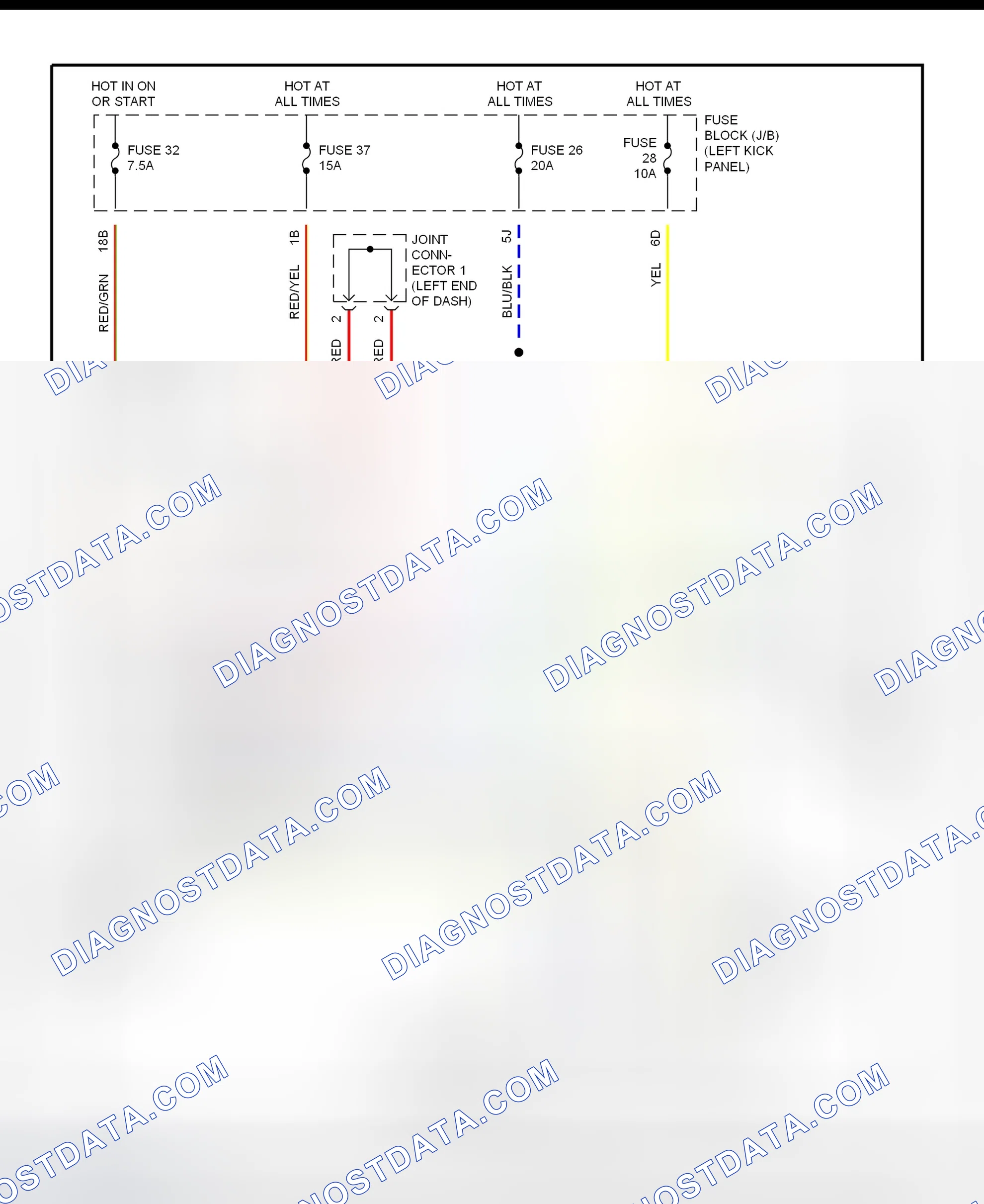 Scheme 5: Shift Lock System Circuit Diagram (1997 Infiniti Q45)