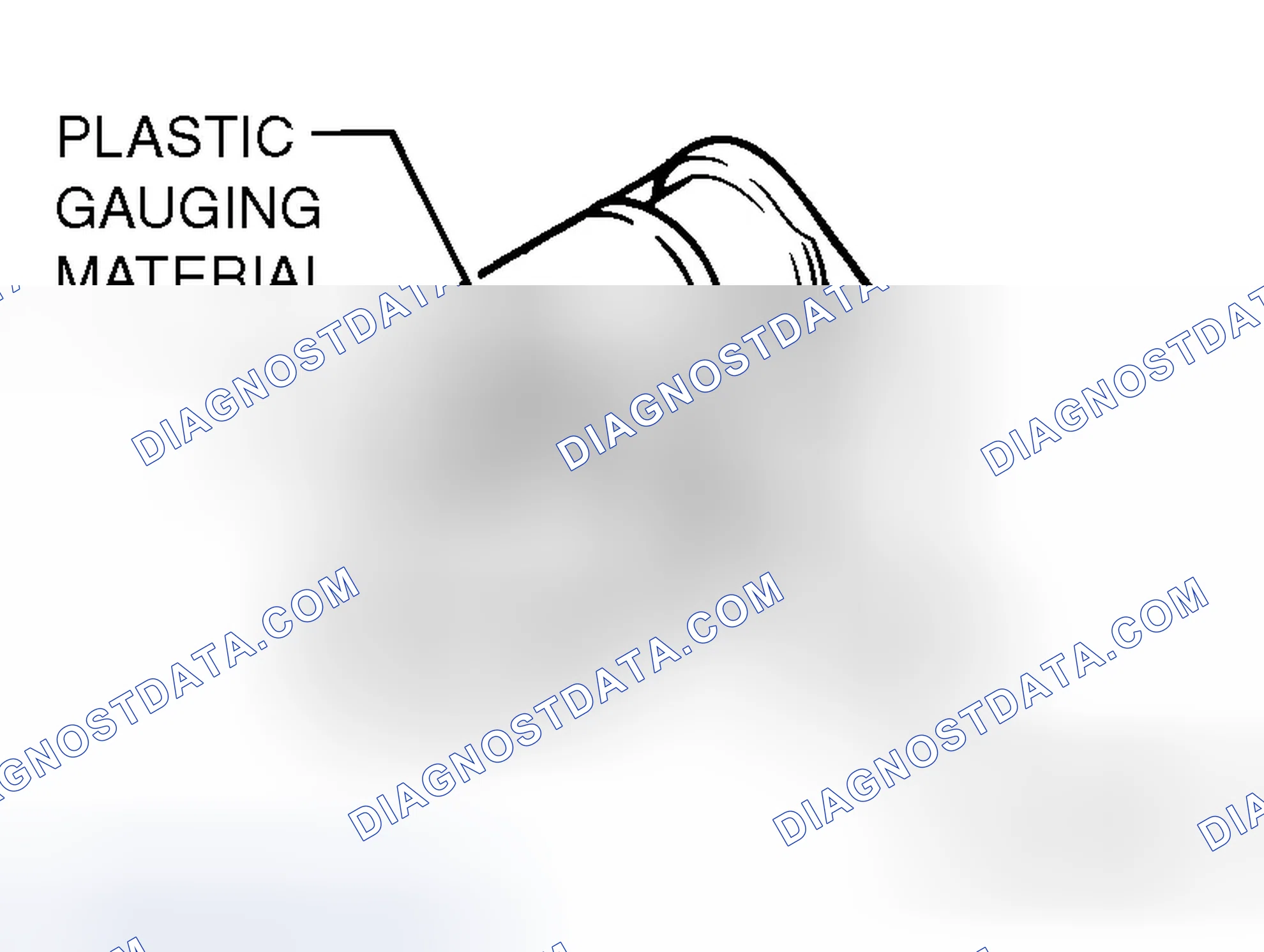 Scheme 404: CRANKSHAFT JOURNAL OIL CLEARANCE < PLASTIC GAUGING MATERIAL METHOD >