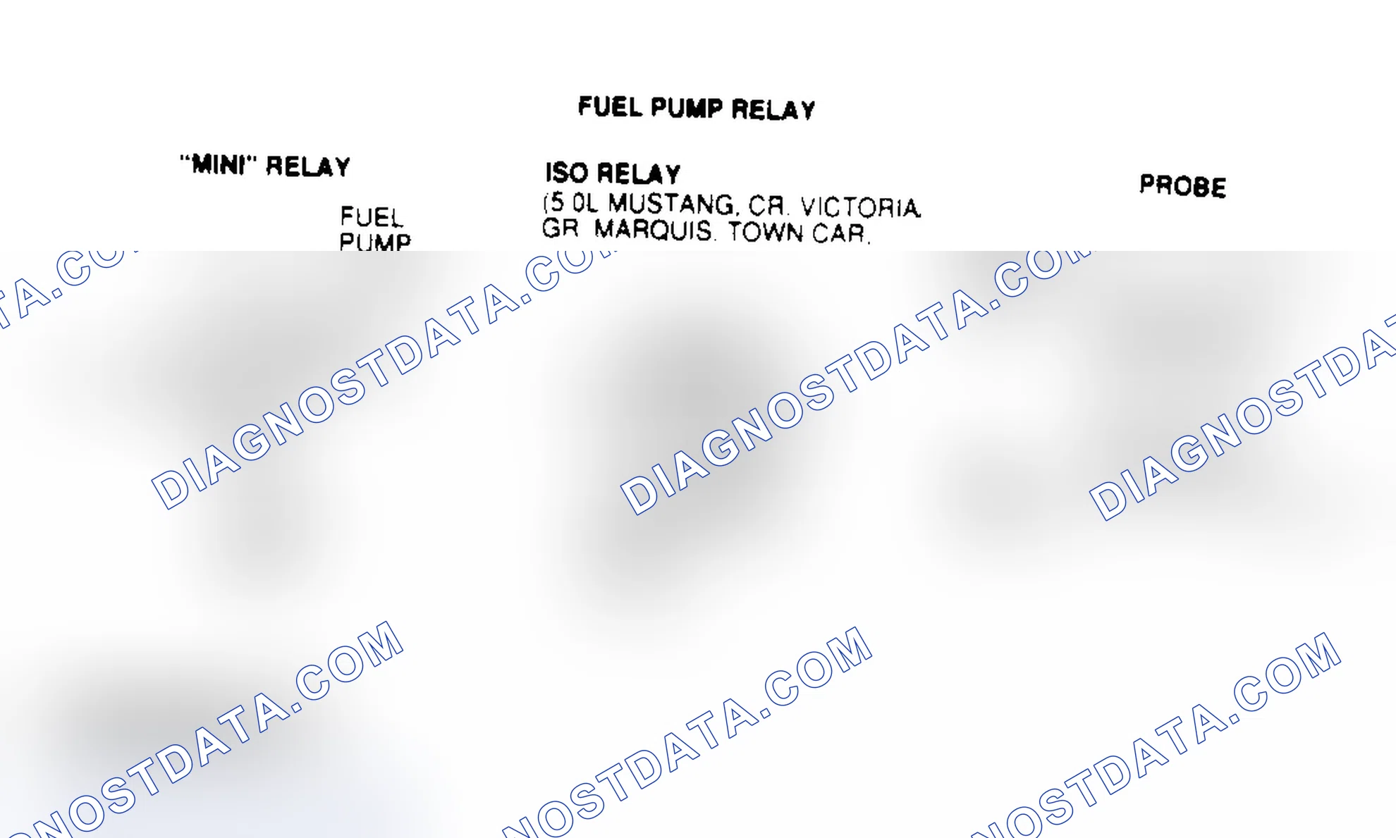 Scheme 58: Identifying Fuel Pump Relay Connector Terminals