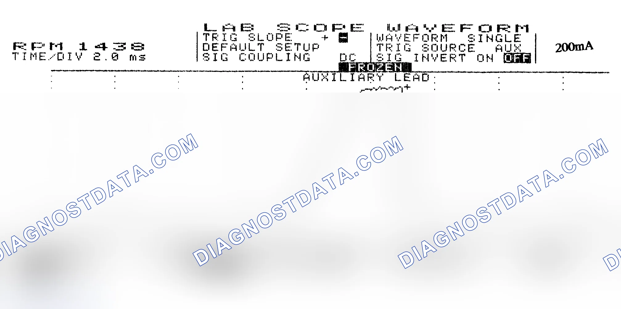Scheme 15: Single Injector w/Normal Current Flow - Current Pattern