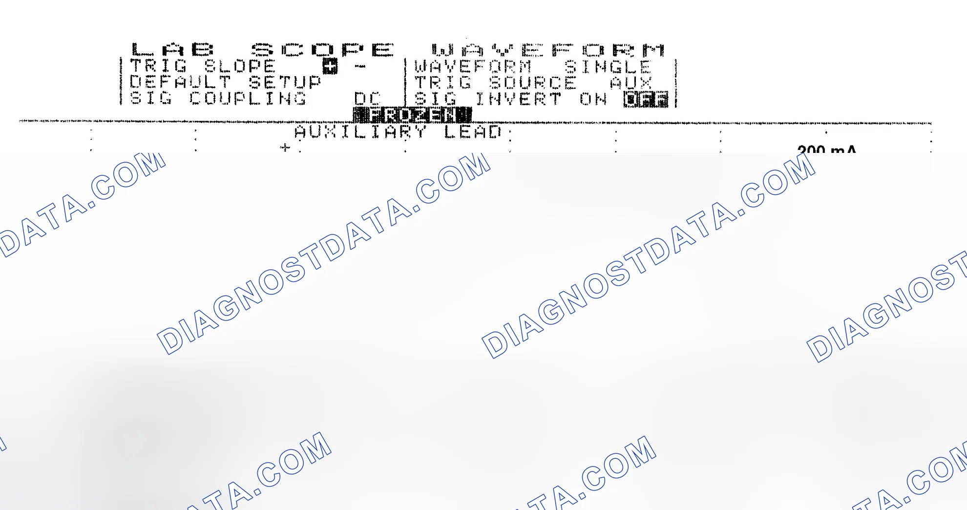 Scheme 13: Single Injector w/Normal Current Flow - Current Pattern