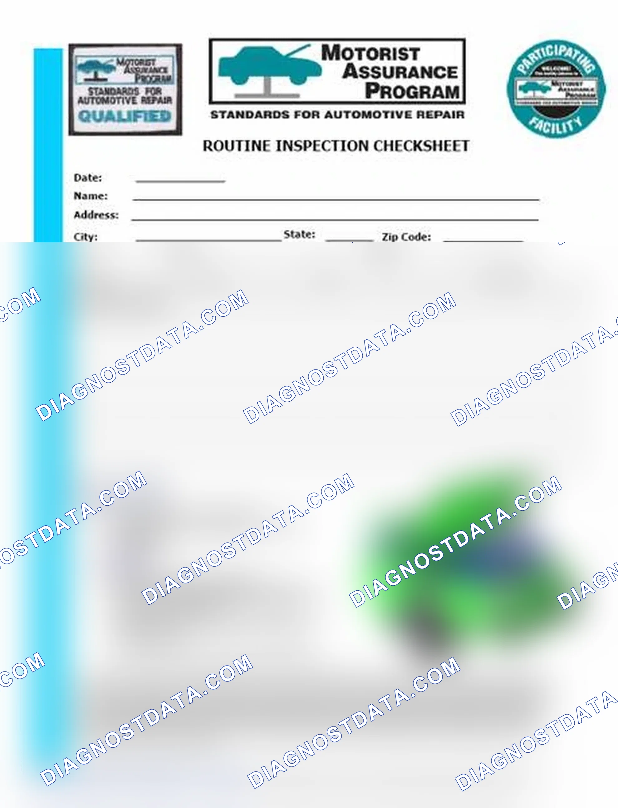 Scheme 26: Routine Inspection Checksheet (1 Of 2)