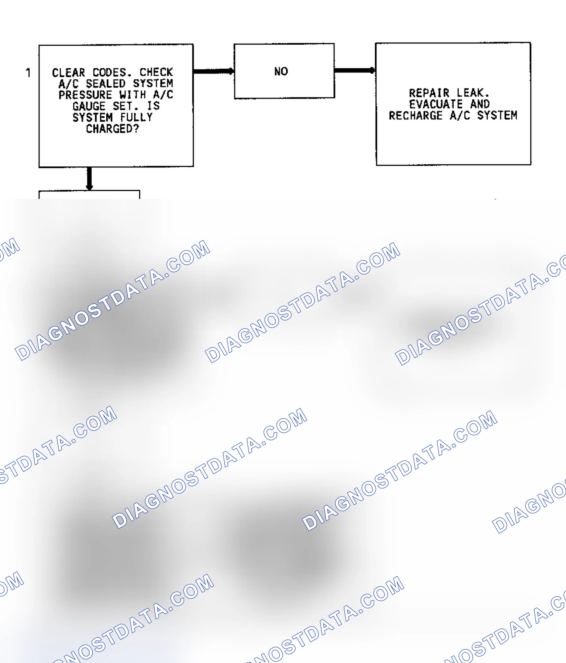 Scheme 334: CODE 66, Flowchart, Low A/C Refrigerant Charge (3.8L)