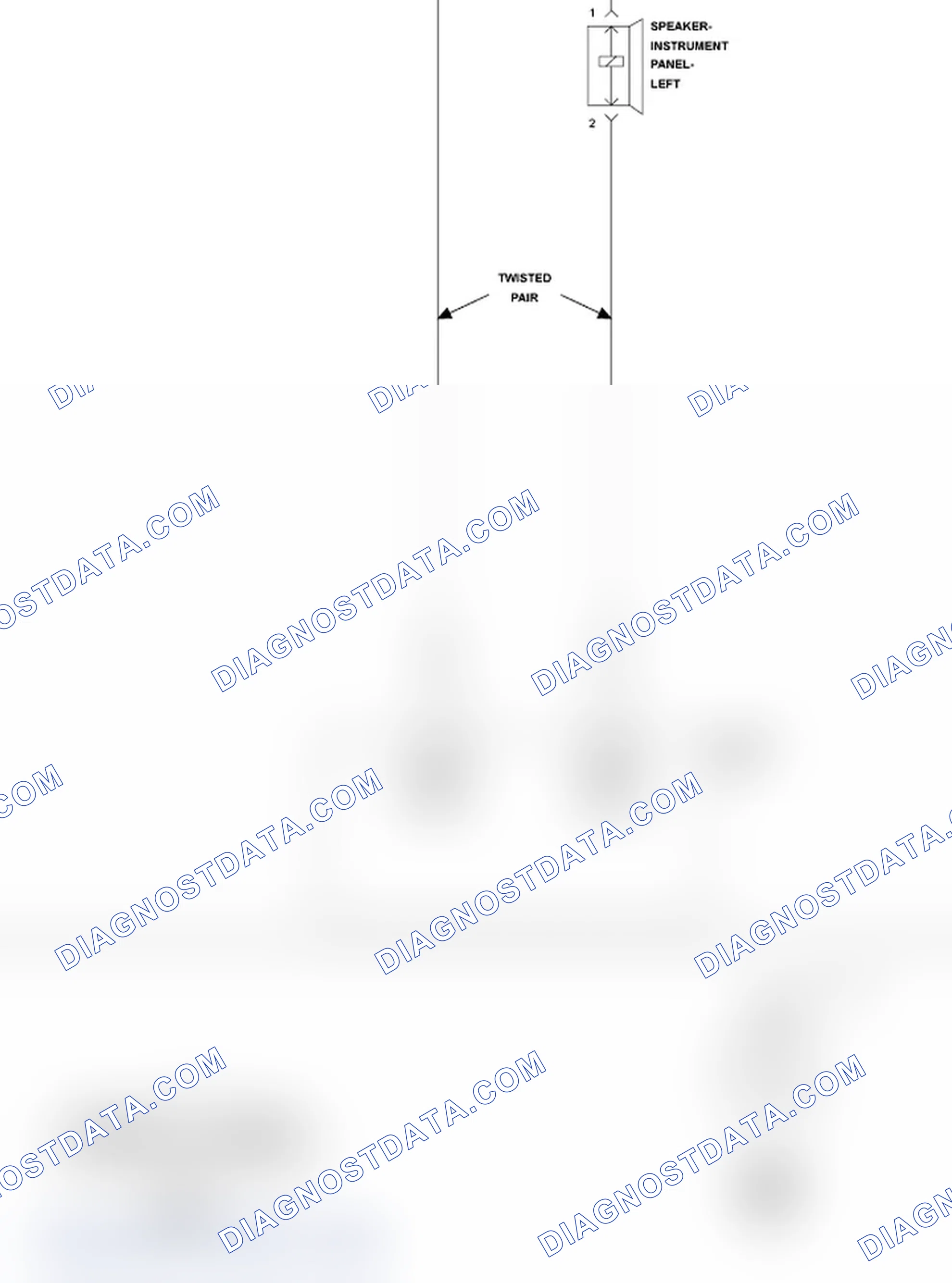 Scheme 20: B1461-CHANNEL 1 AUDIO SPEAKER OUTPUT CIRCUIT LOW
