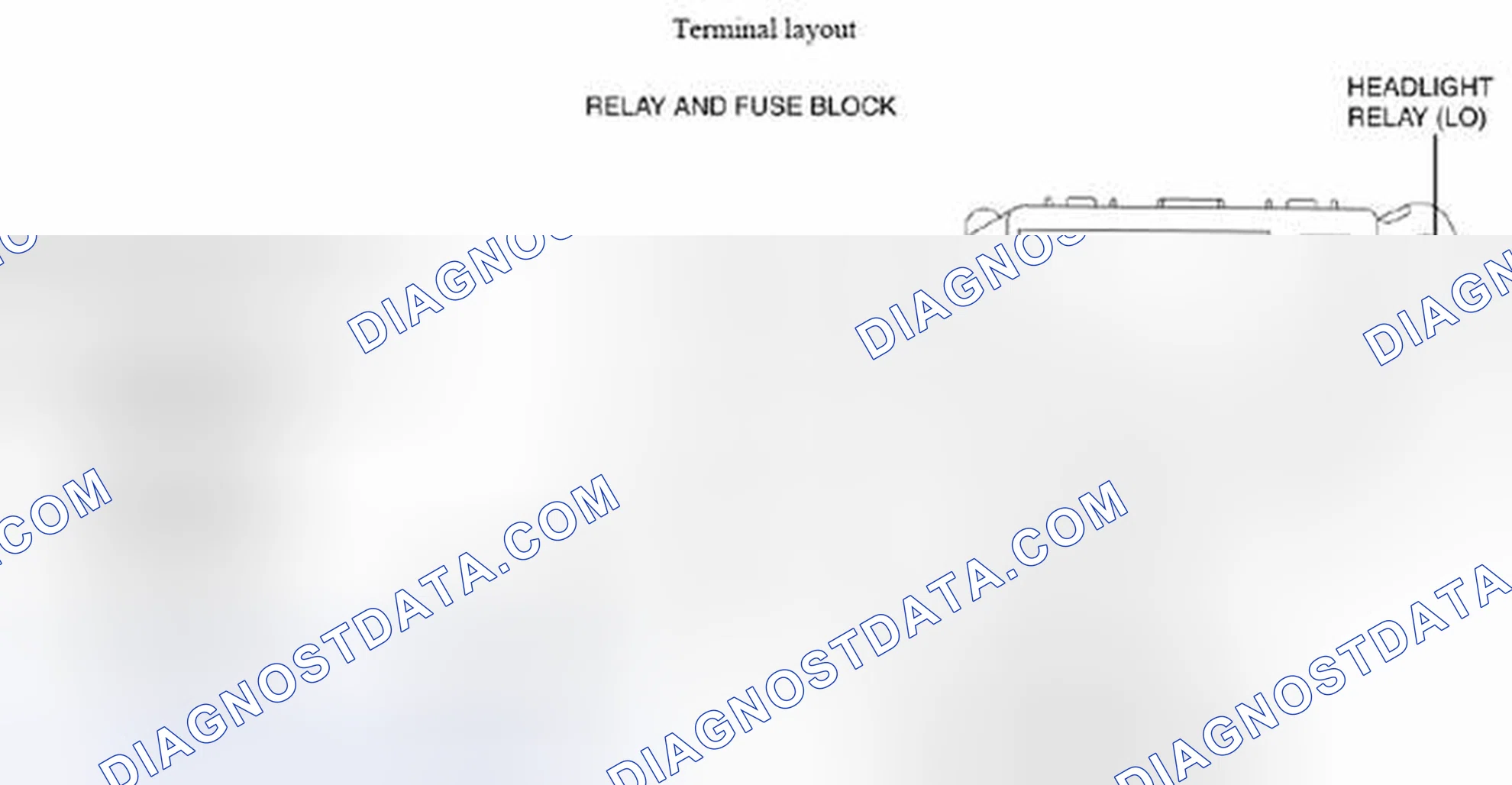 Scheme 82: Locating Headlight Relay And Identifying Discharge Headlight Control Module Connector Terminals