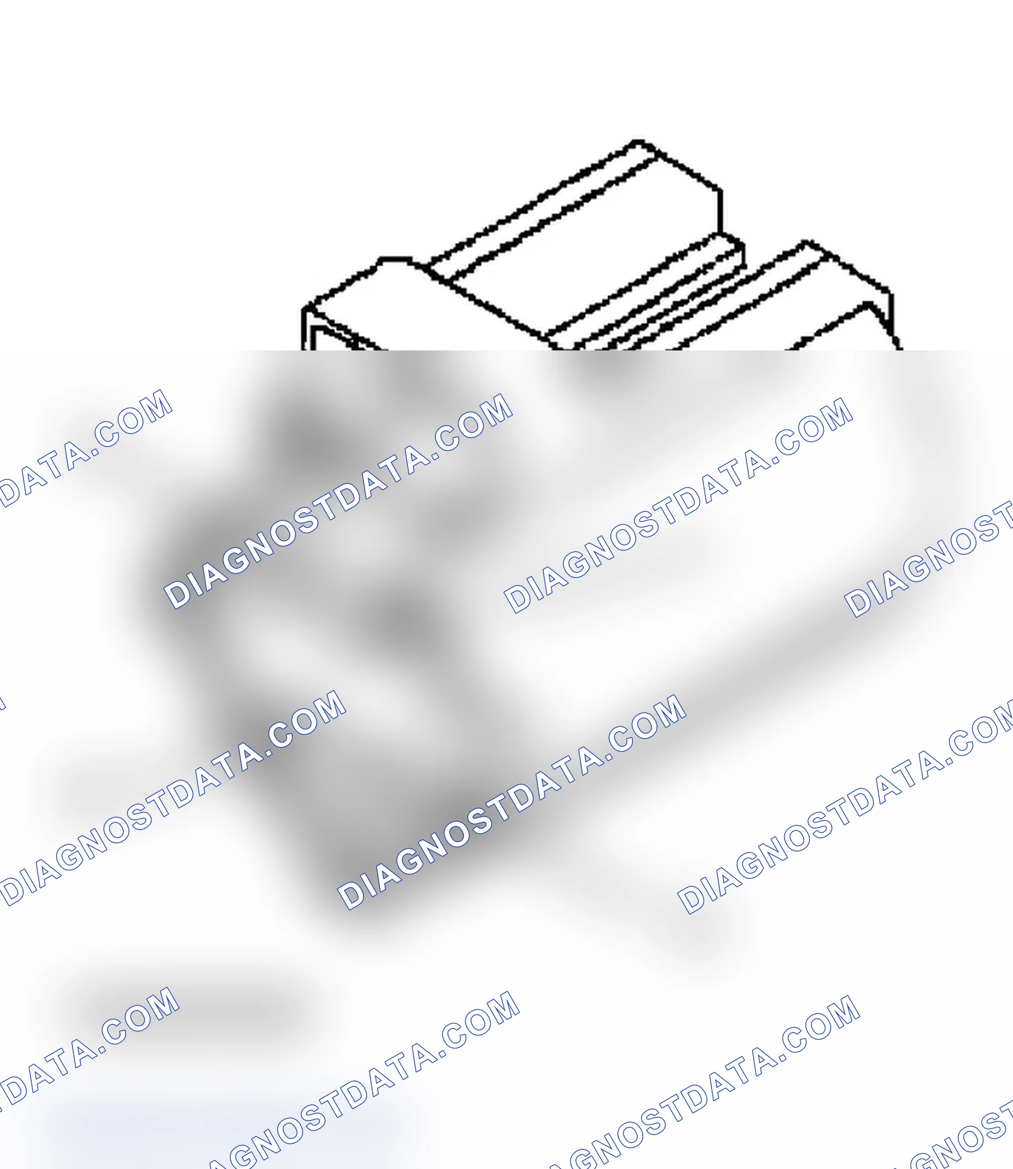 Scheme 366: OXYGEN SENSOR CONNECTOR END VIEW (COMPONENT SIDE)