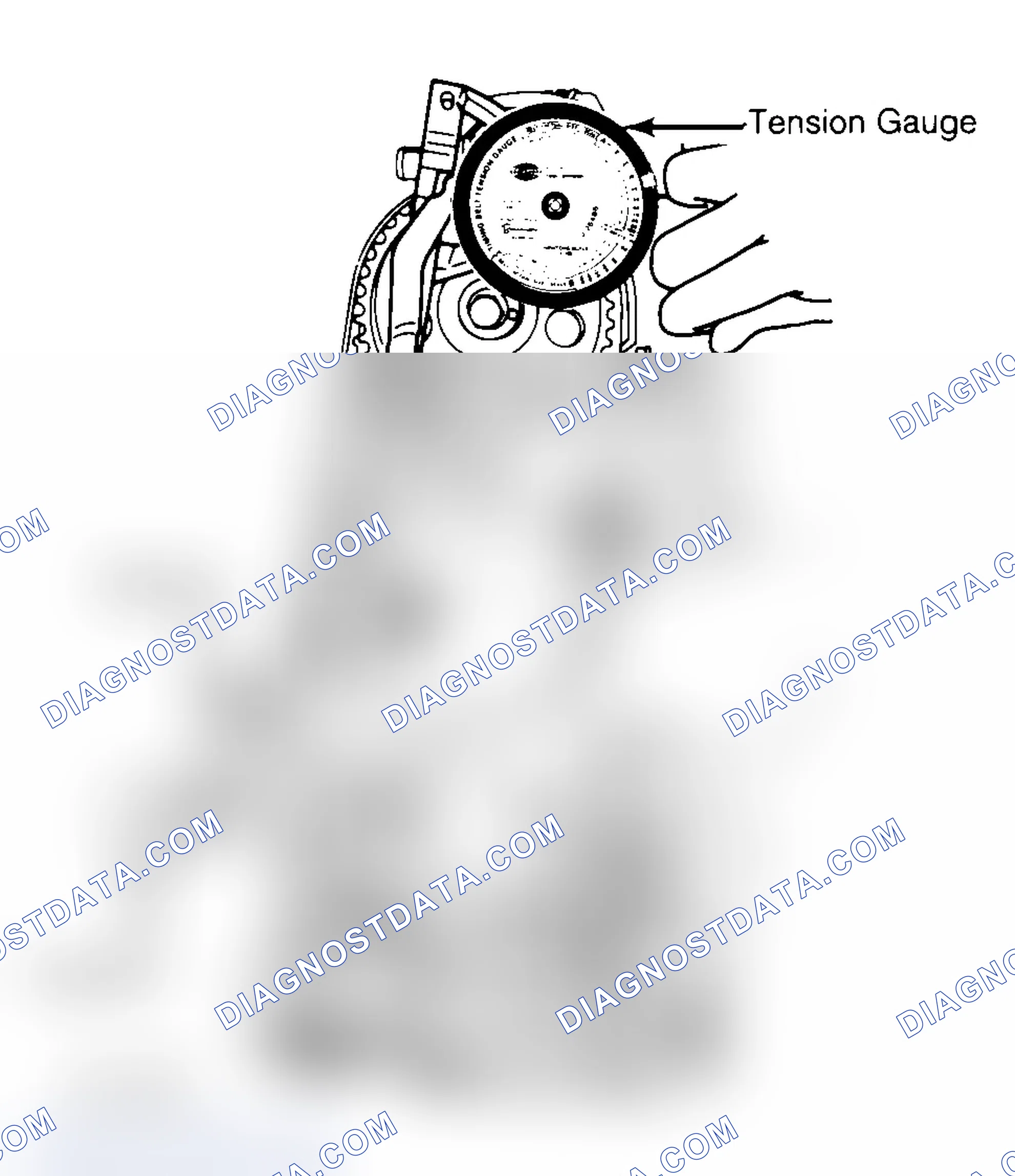 Scheme 28: Adjusting Typical Timing Belt Tension