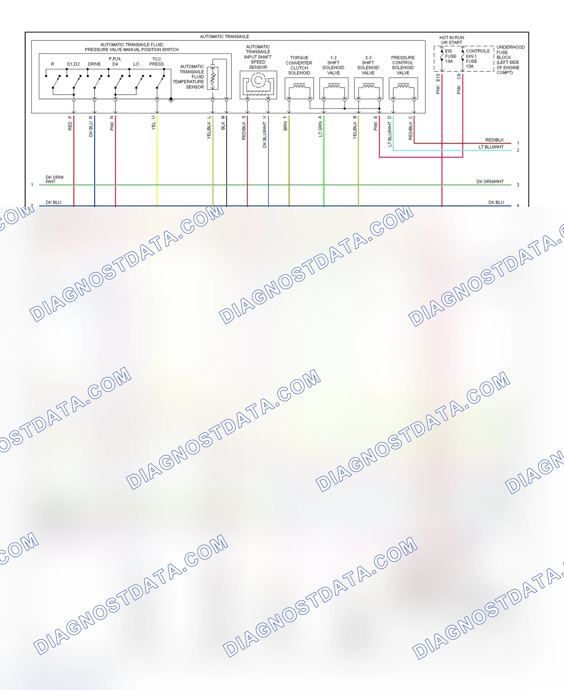 Scheme 161: PCM Wiring Diagram (Saturn LS, LS1 & LW1 - 2.2L - 3 Of 4)