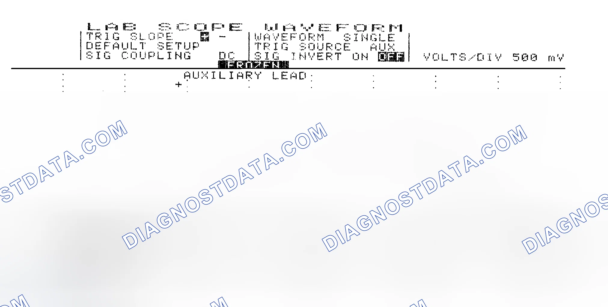 Scheme 14: Single Injector w/Excessive Current Flow - Current Pattern
