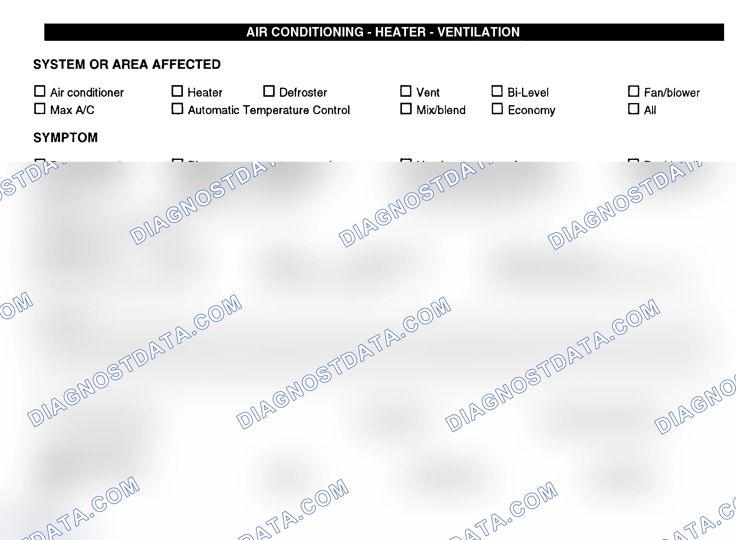 Scheme 8: Air Conditioning, Heater & Ventilation