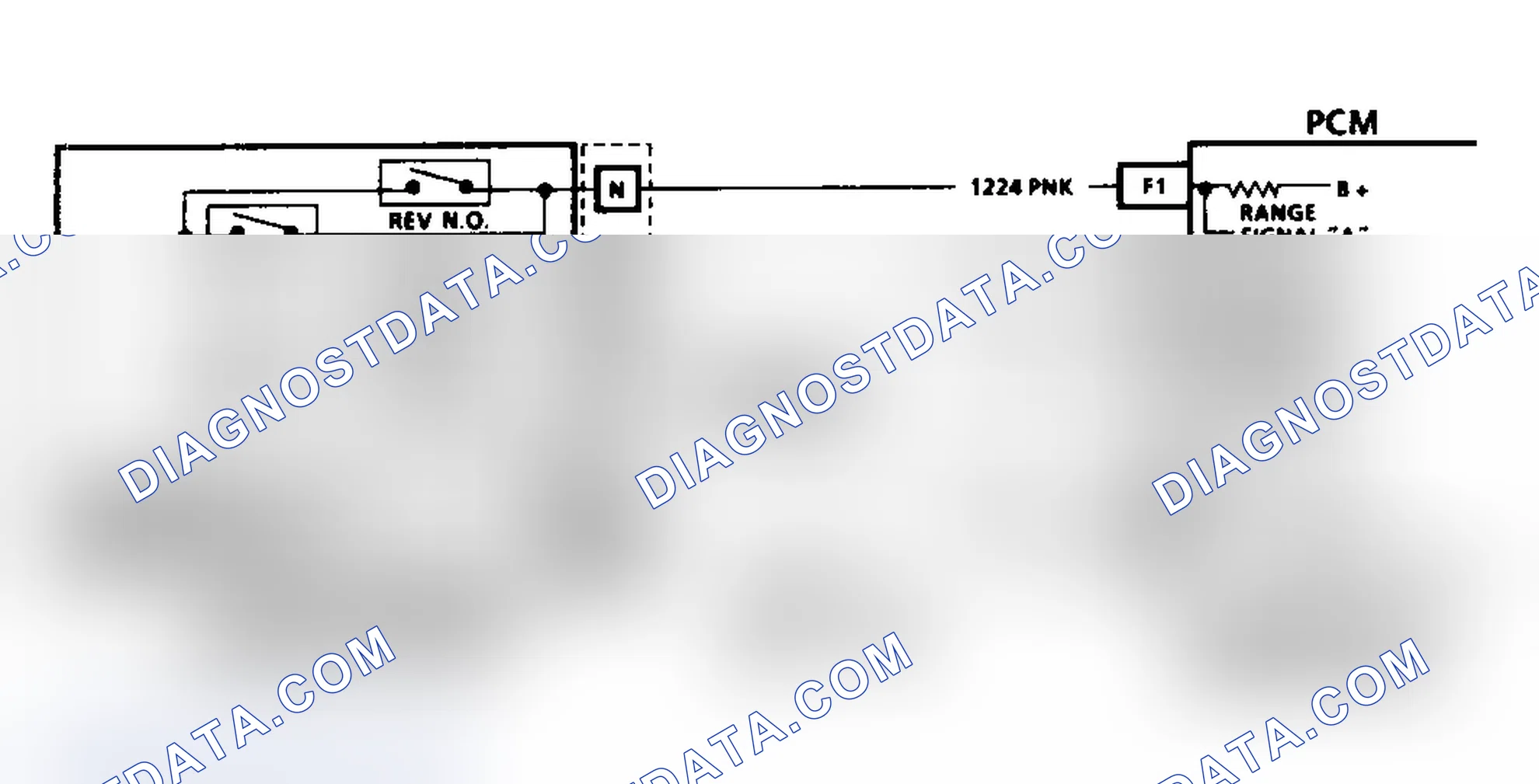 Scheme 427: Code 28 Schematic (4L60-E Transmission (Gasoline) Transmission Range Pressure Switch