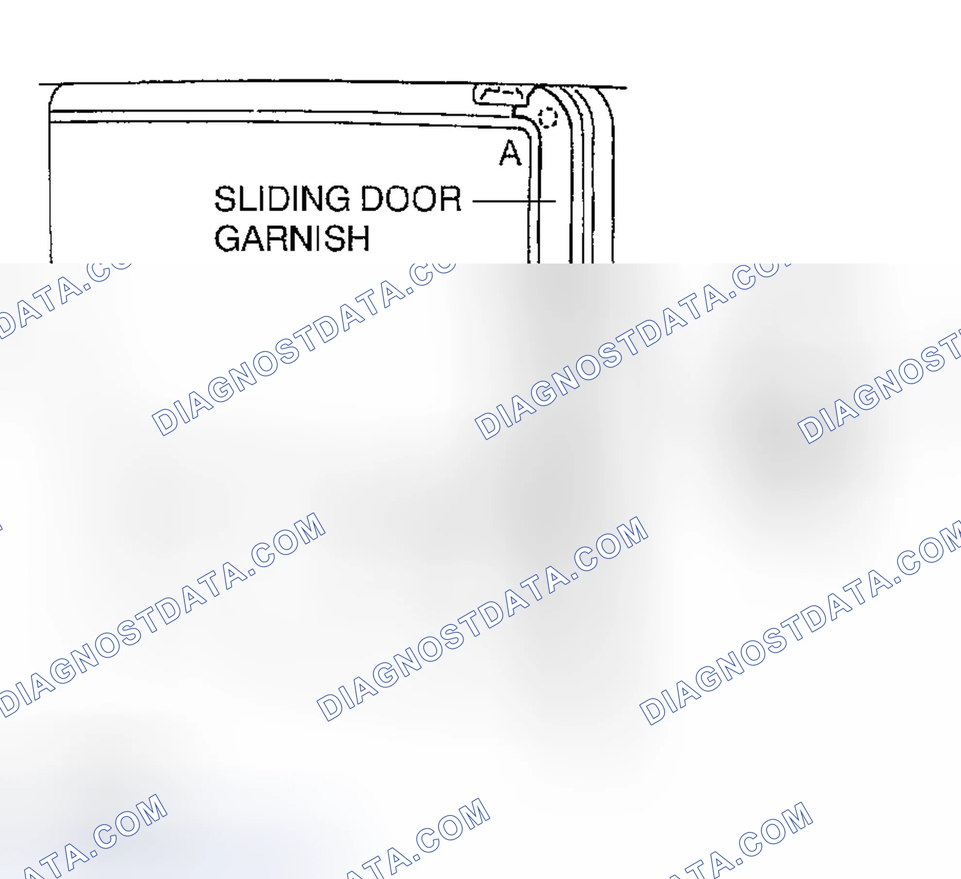 Scheme 23: SLIDING DOOR GARNISH REMOVAL/INSTALLATION