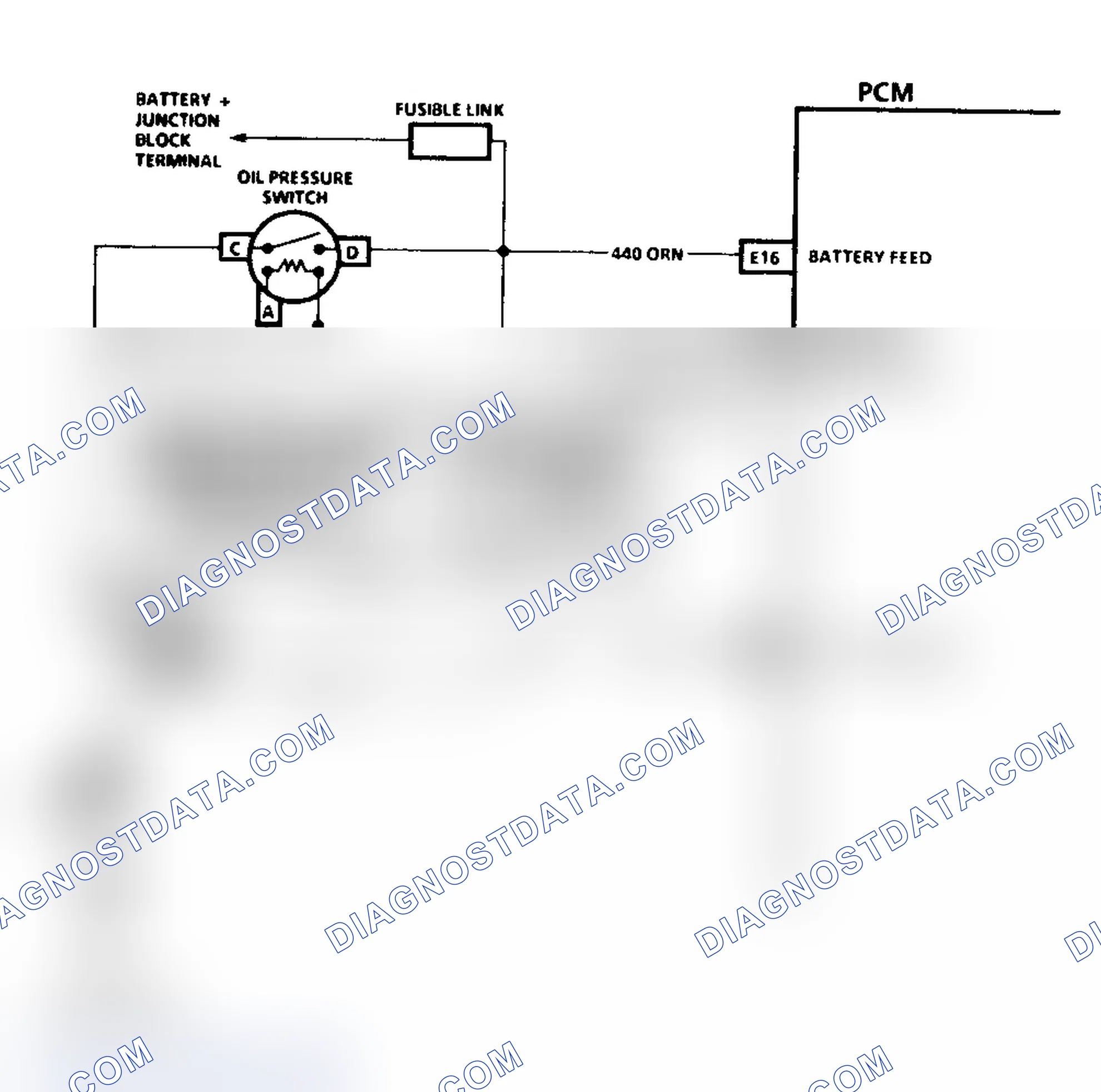 Scheme 324: CODE 54, Schematic, Fuel Pump Circuit (4.3L C & K Series W/4L60E Trans.)