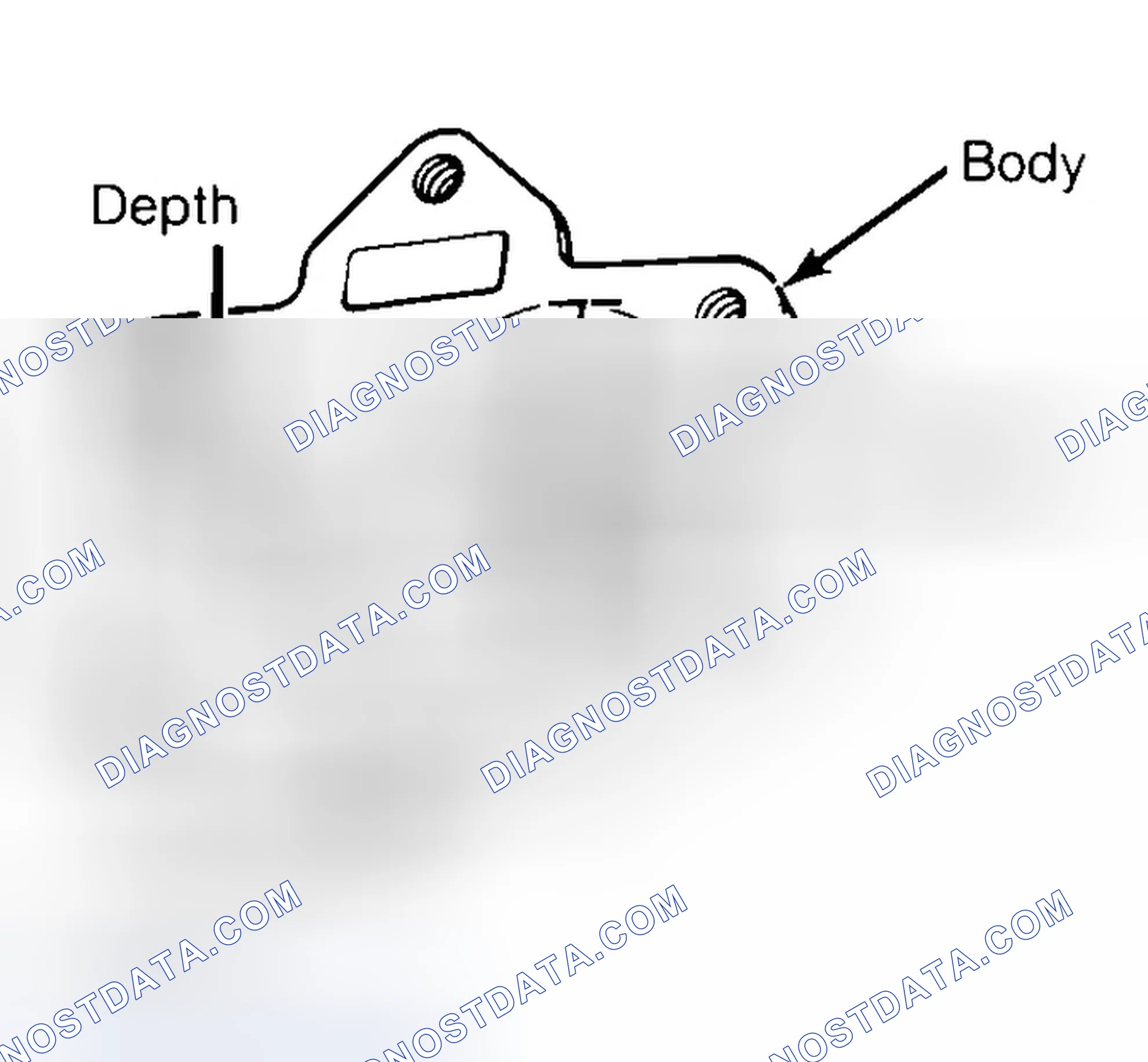 Scheme 35: Measuring Oil Pump Gear Cavity