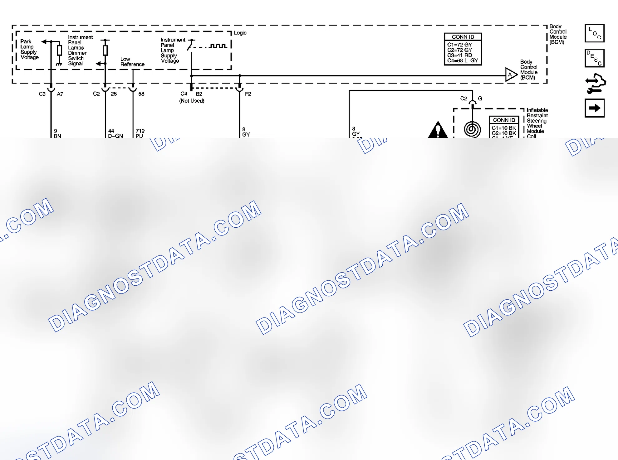 Scheme 9: Interior Lights Dimming Schematics
