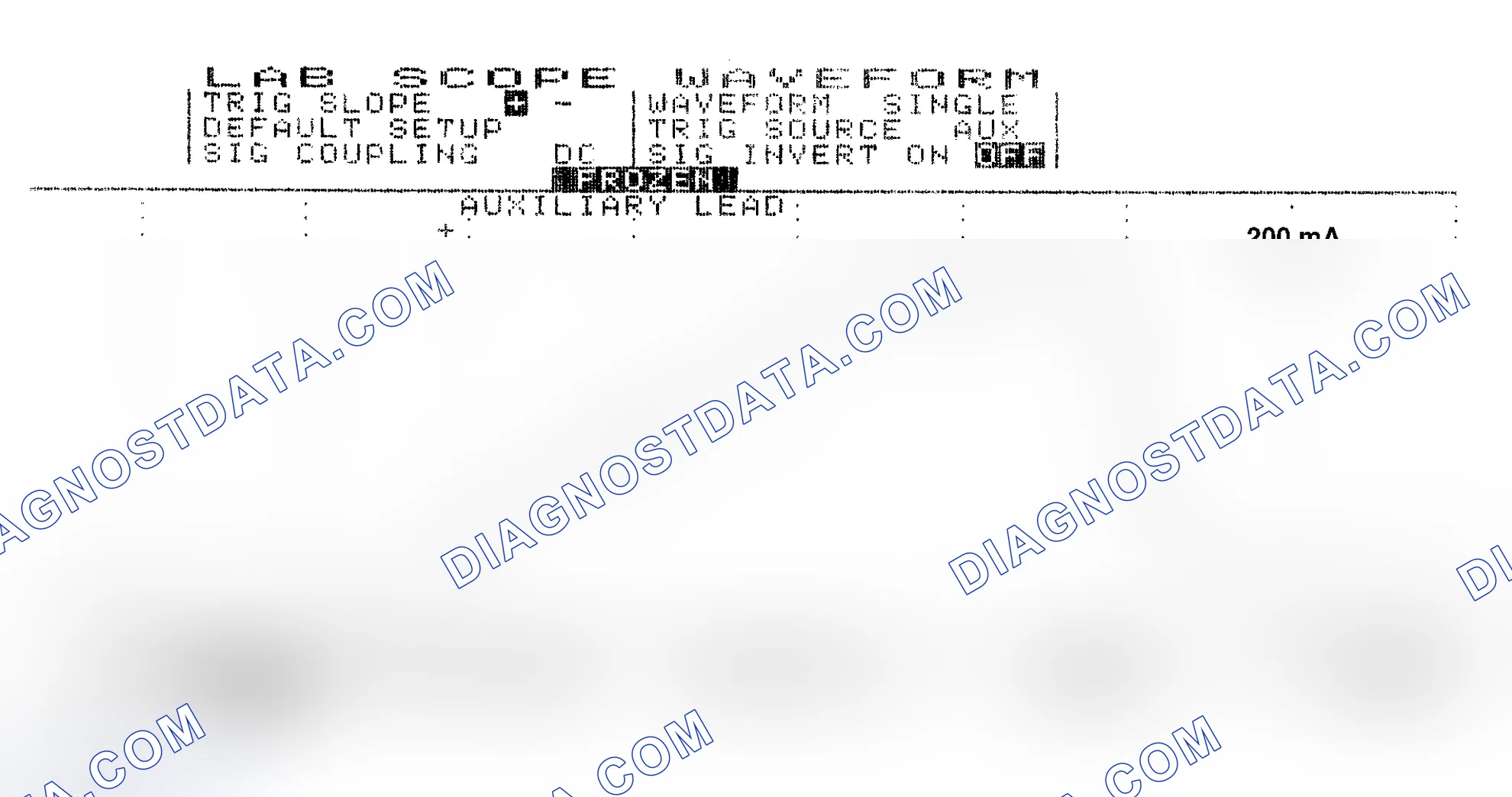 Scheme 13: Single Injector w/Normal Current Flow - Current Pattern