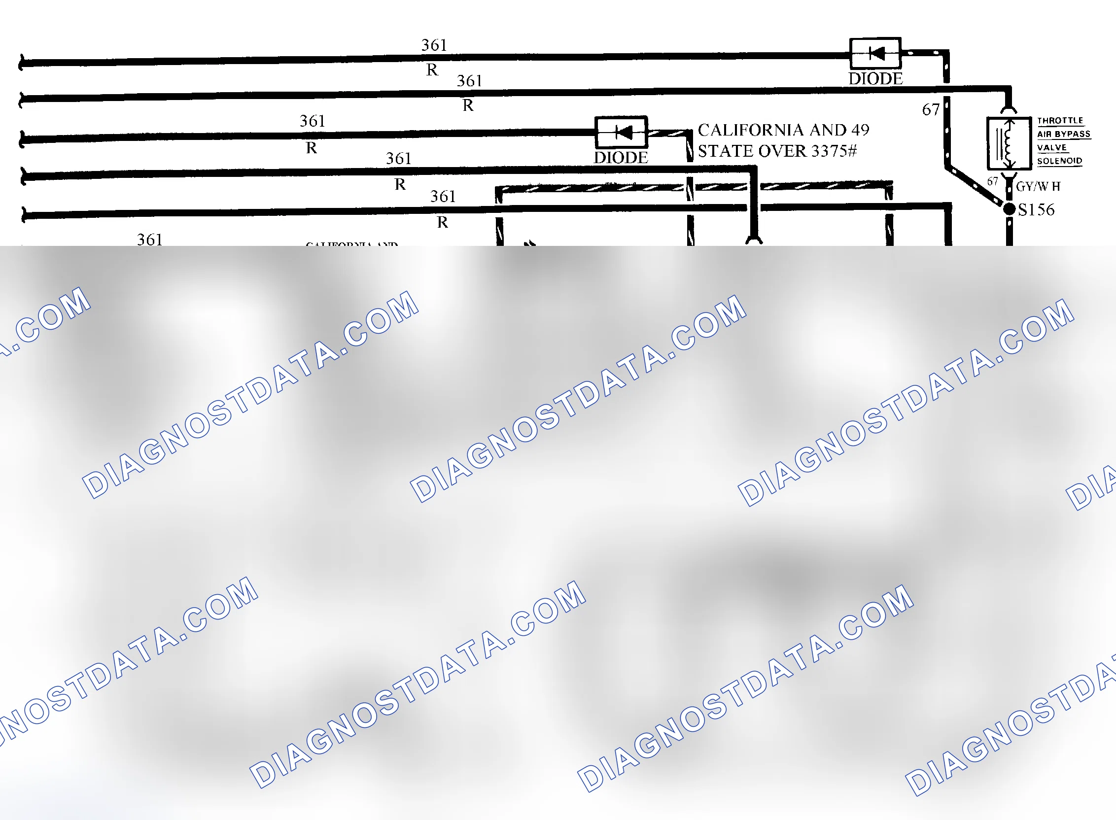 Scheme 134: 2.3L EFI EEC-IV Wiring Diagram (2 of 3)