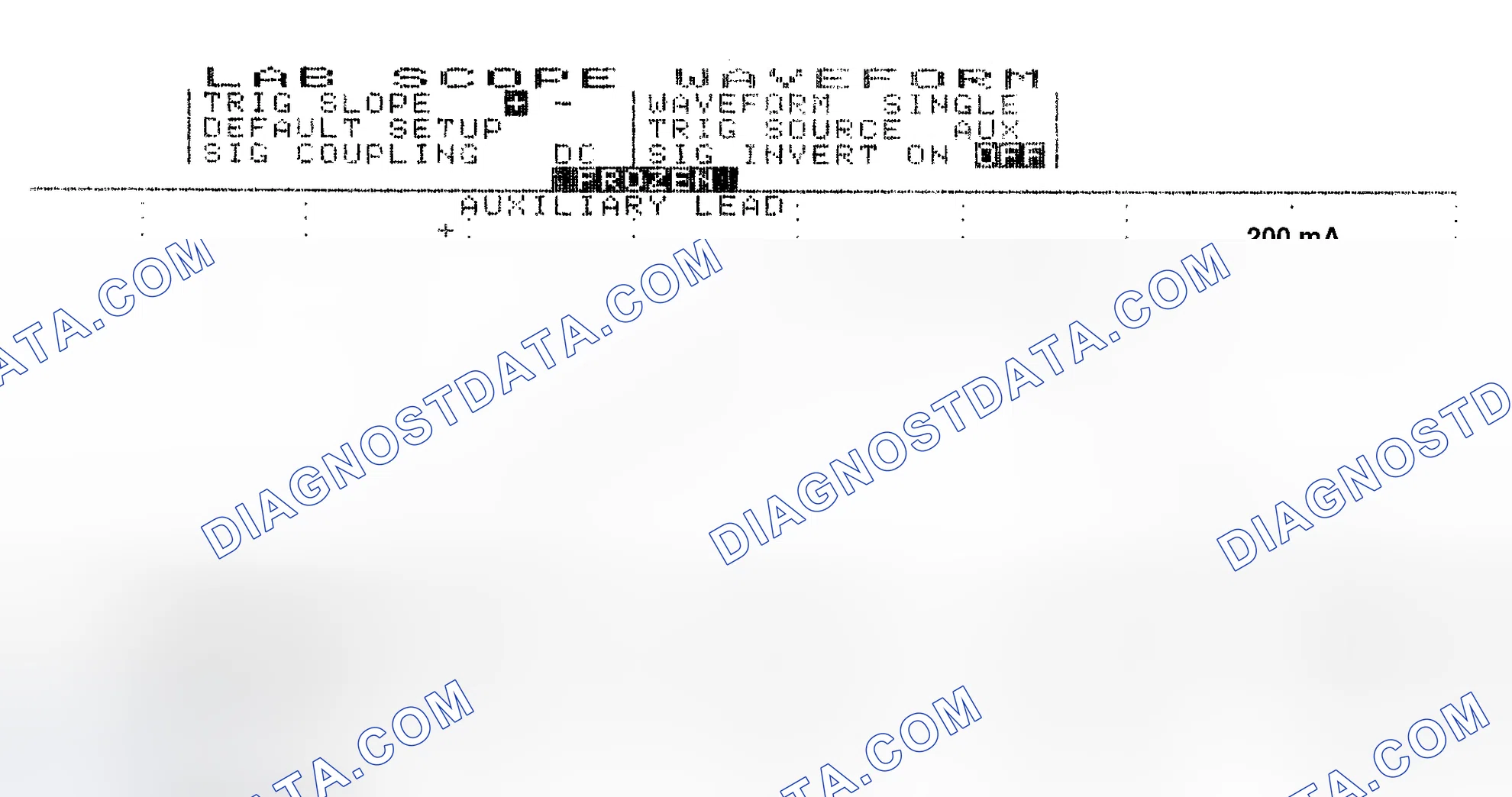 Scheme 13: Single Injector w/Normal Current Flow - Current Pattern