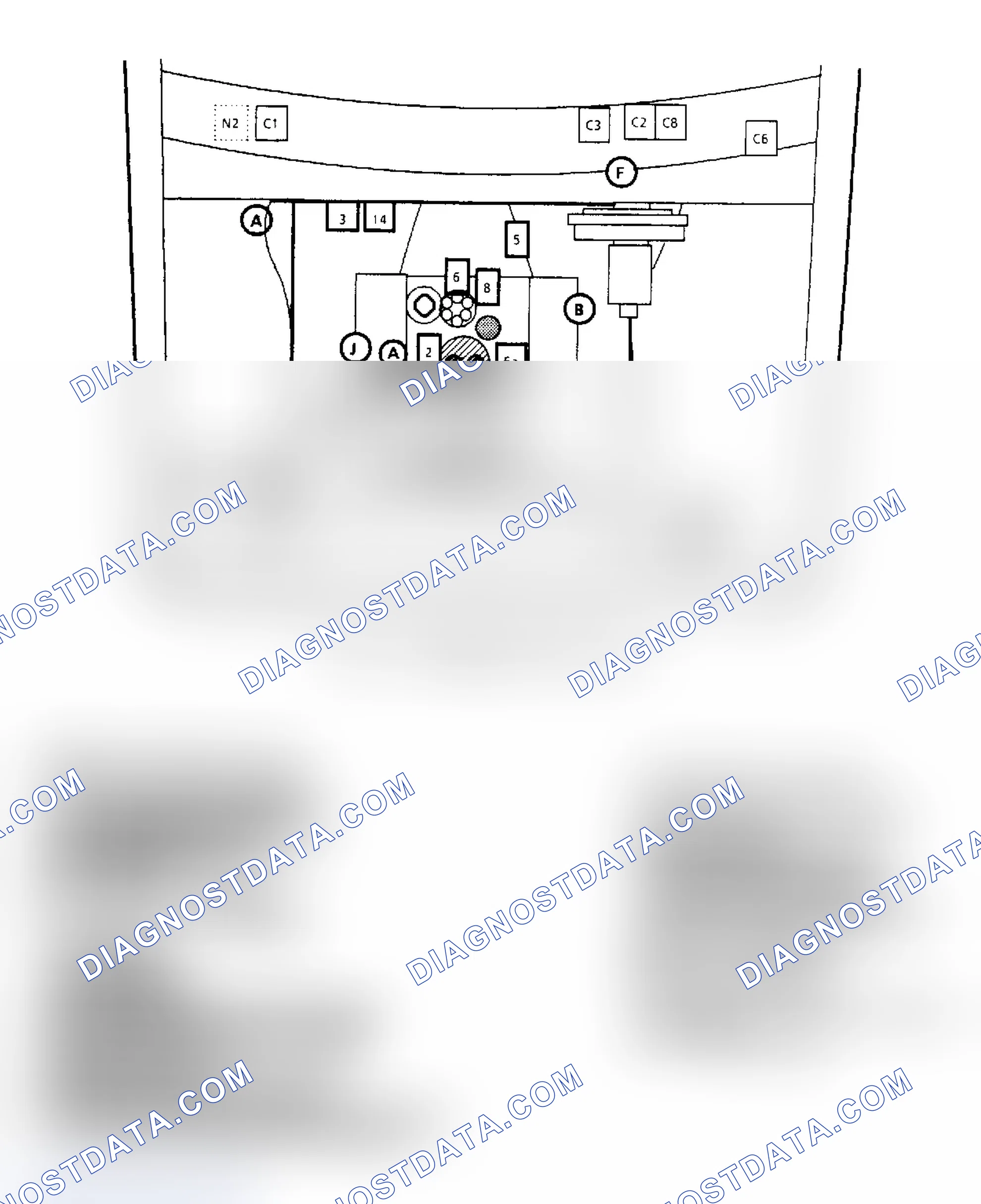 Scheme 147: Component Locations for "C/K" Series 5.0L & 5.7L