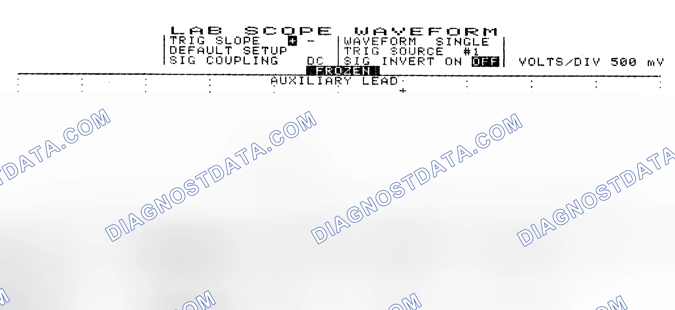 Scheme 10: Single Injector w/Excessive Current Flow - Current Pattern