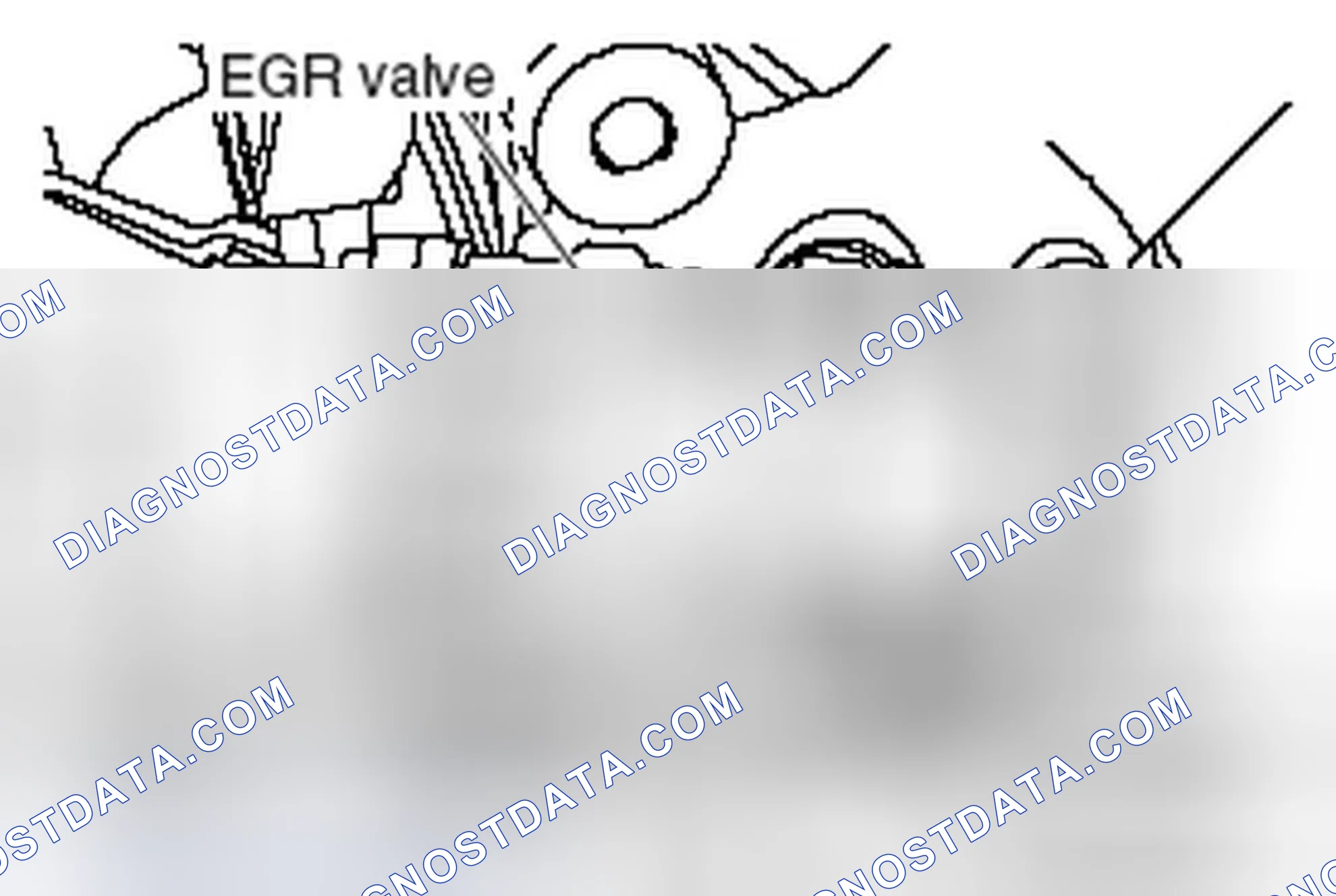 Scheme 23: >> B << EGR VALVE GASKET INSTALLATION