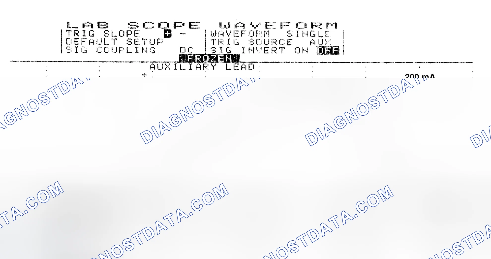 Scheme 13: Single Injector w/Normal Current Flow - Current Pattern