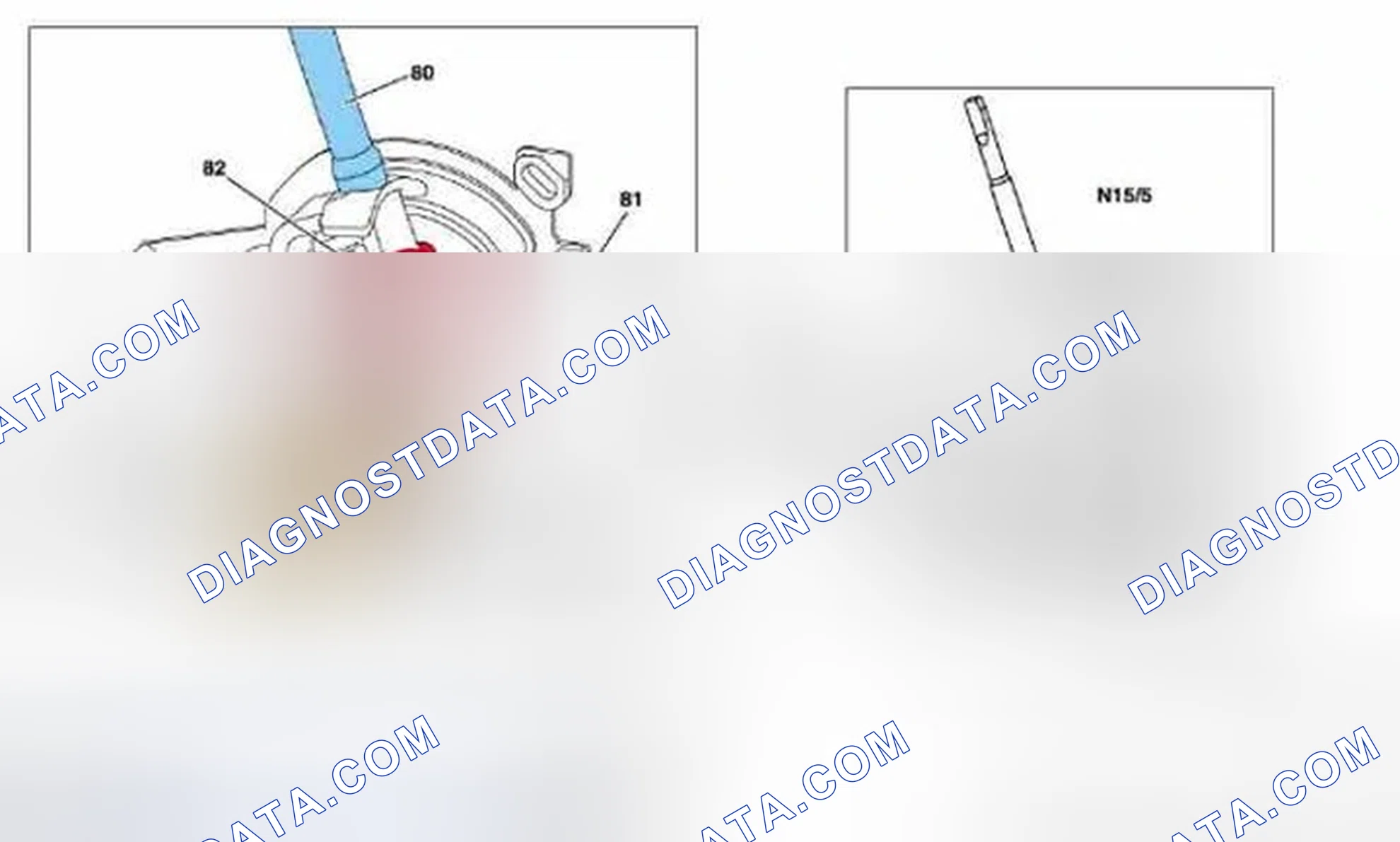 Scheme 72: Identifying Selector Lever, Spring Body And Electronic Selector Lever Control Module