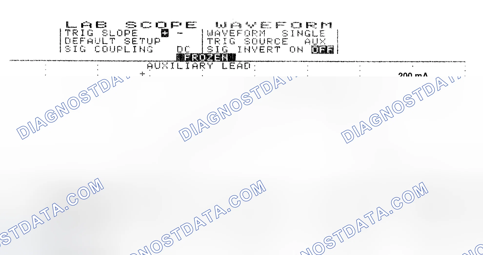 Scheme 13: Single Injector w/Normal Current Flow - Current Pattern