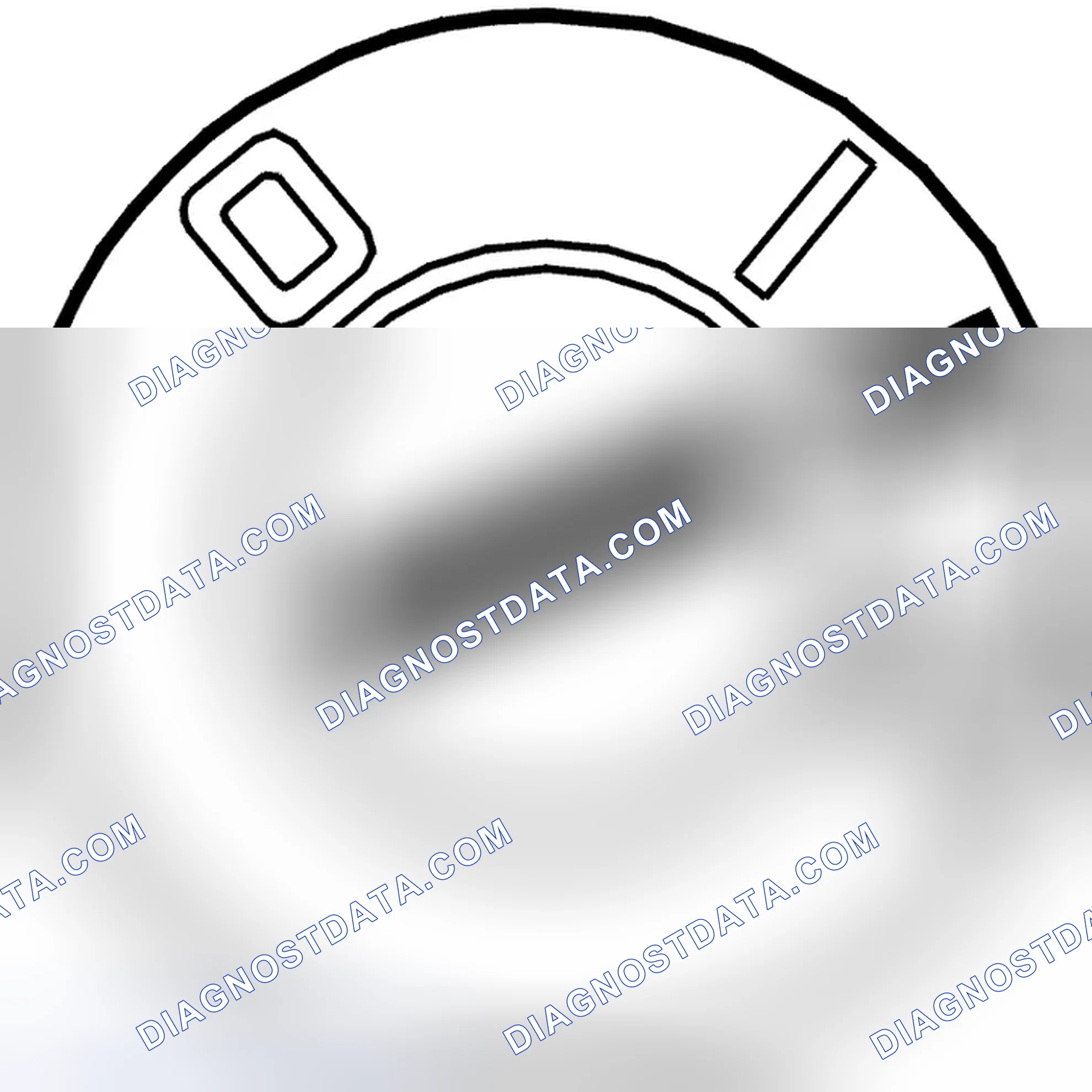 Scheme 54: Checking the signal from the combined instrument panel