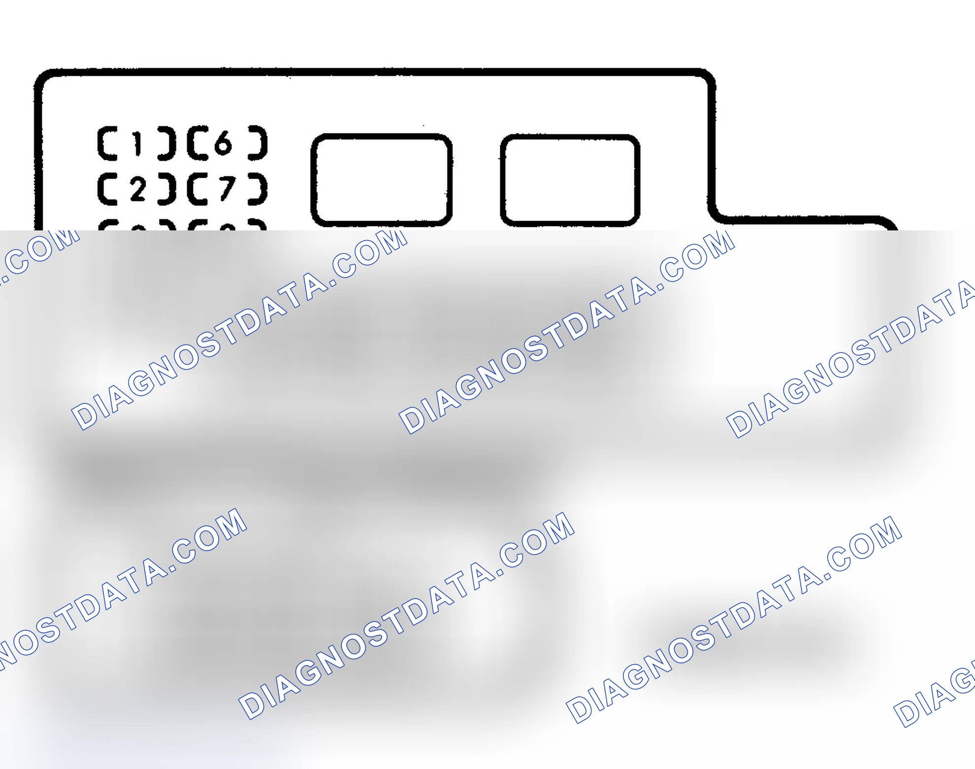 Scheme 7: UNDERHOOD FUSE BLOCK IDENTIFICATION (1992-95)