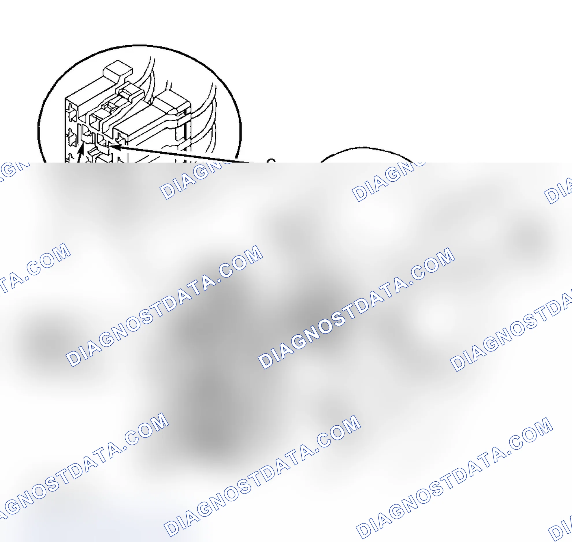 Scheme 59: Locating Ignition Switch Connector (2C2)