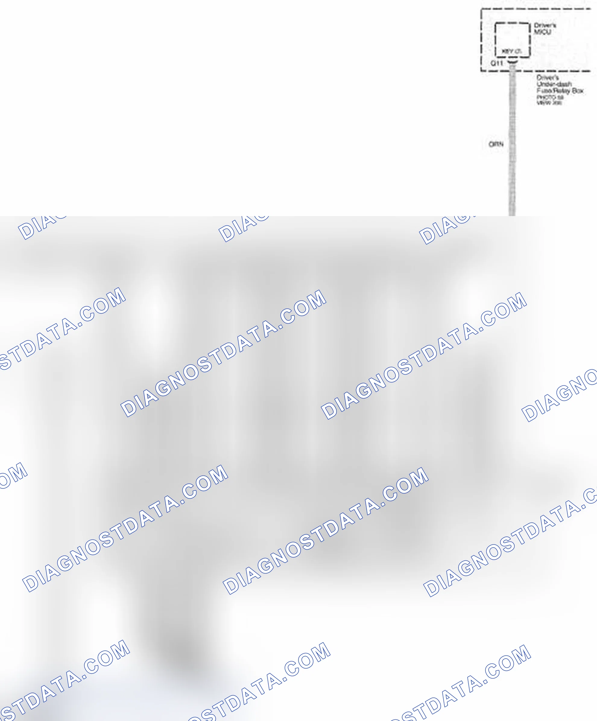 Scheme 199: Starting System Circuit Diagram - A/T: Keyless Access (Page 21-12)