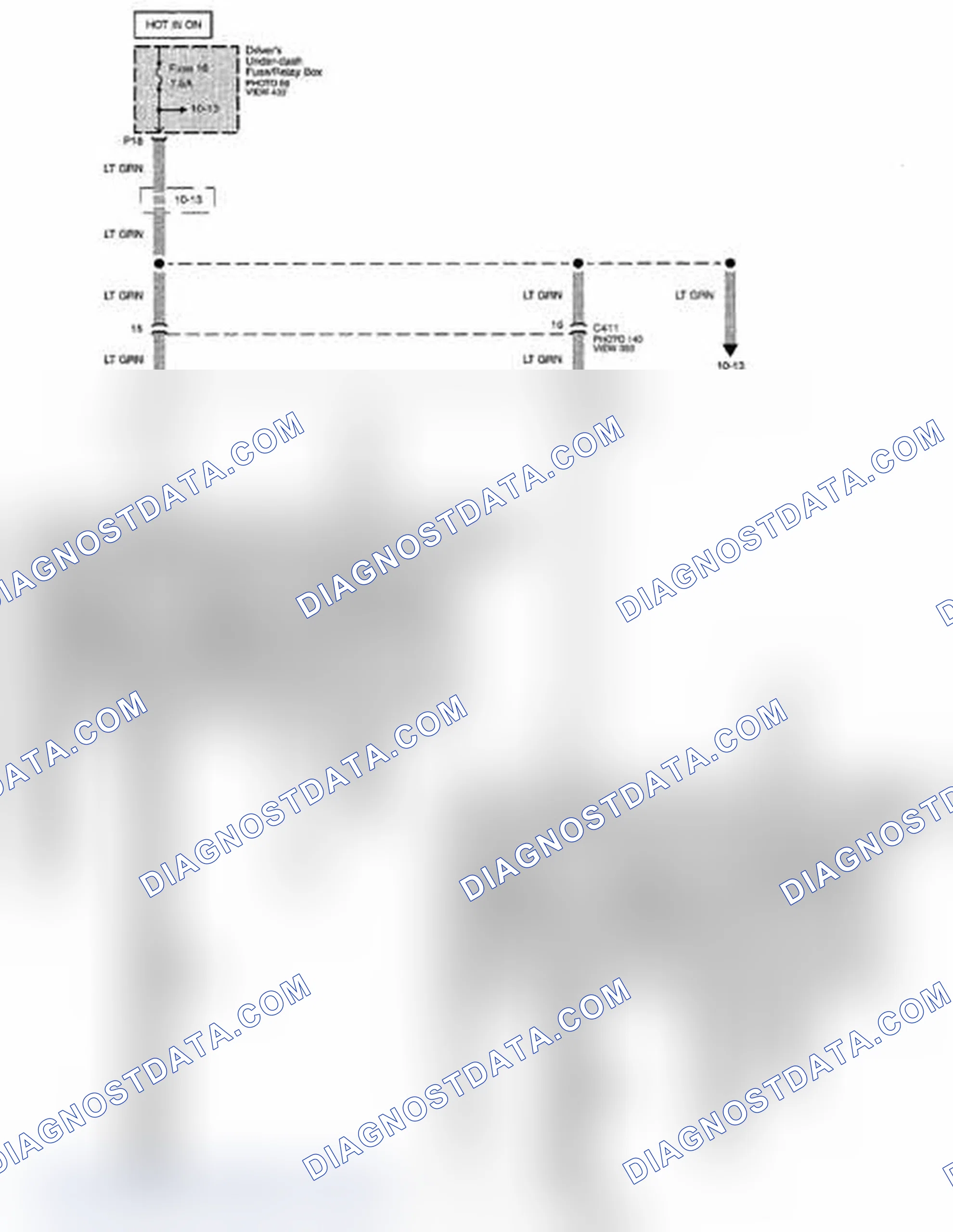 Scheme 313: Rear Seat Heaters Circuit Diagram (Page 147-3)