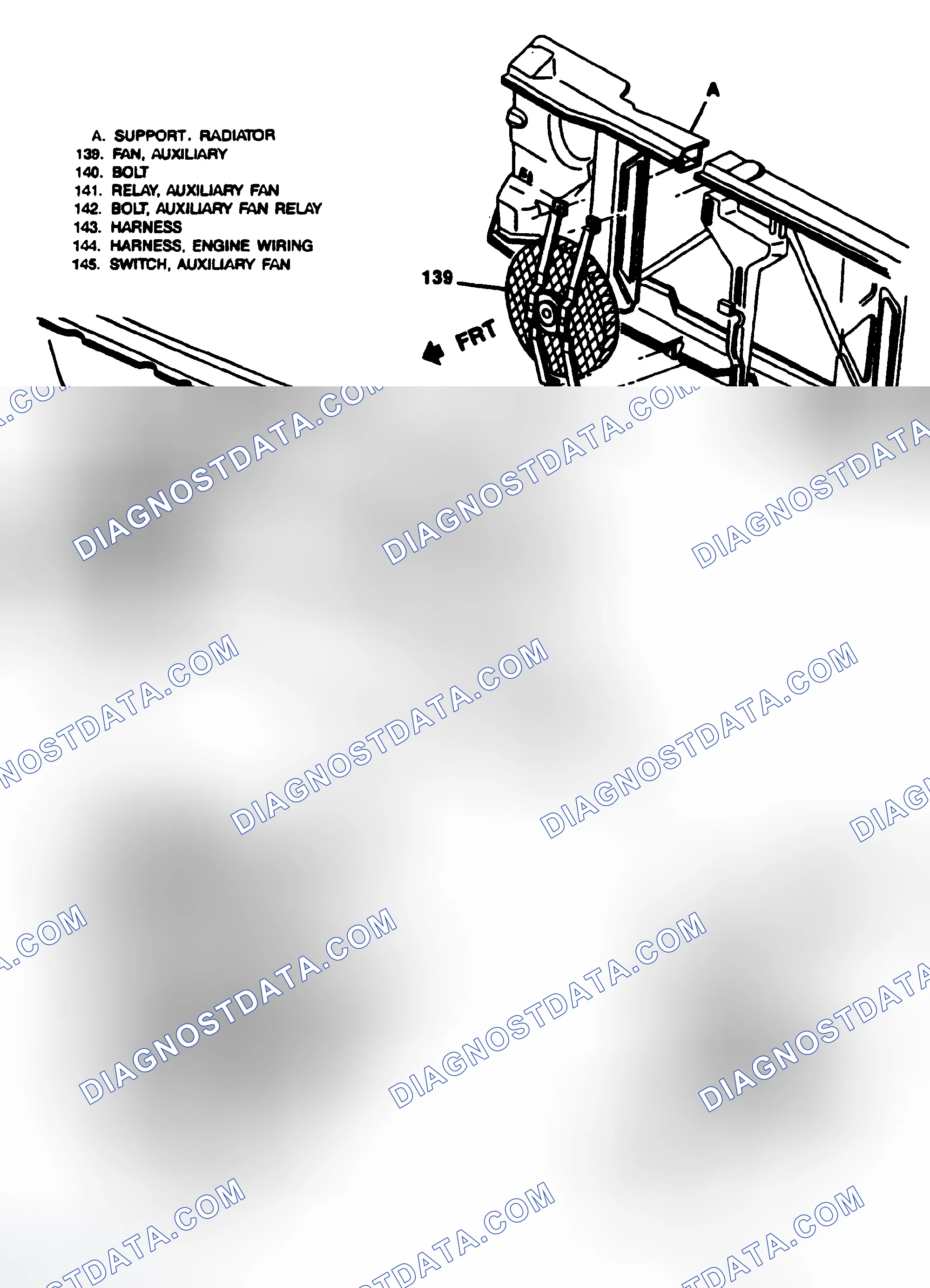 Scheme 2: Auxiliary Coolant Fan (Removal & Installation)