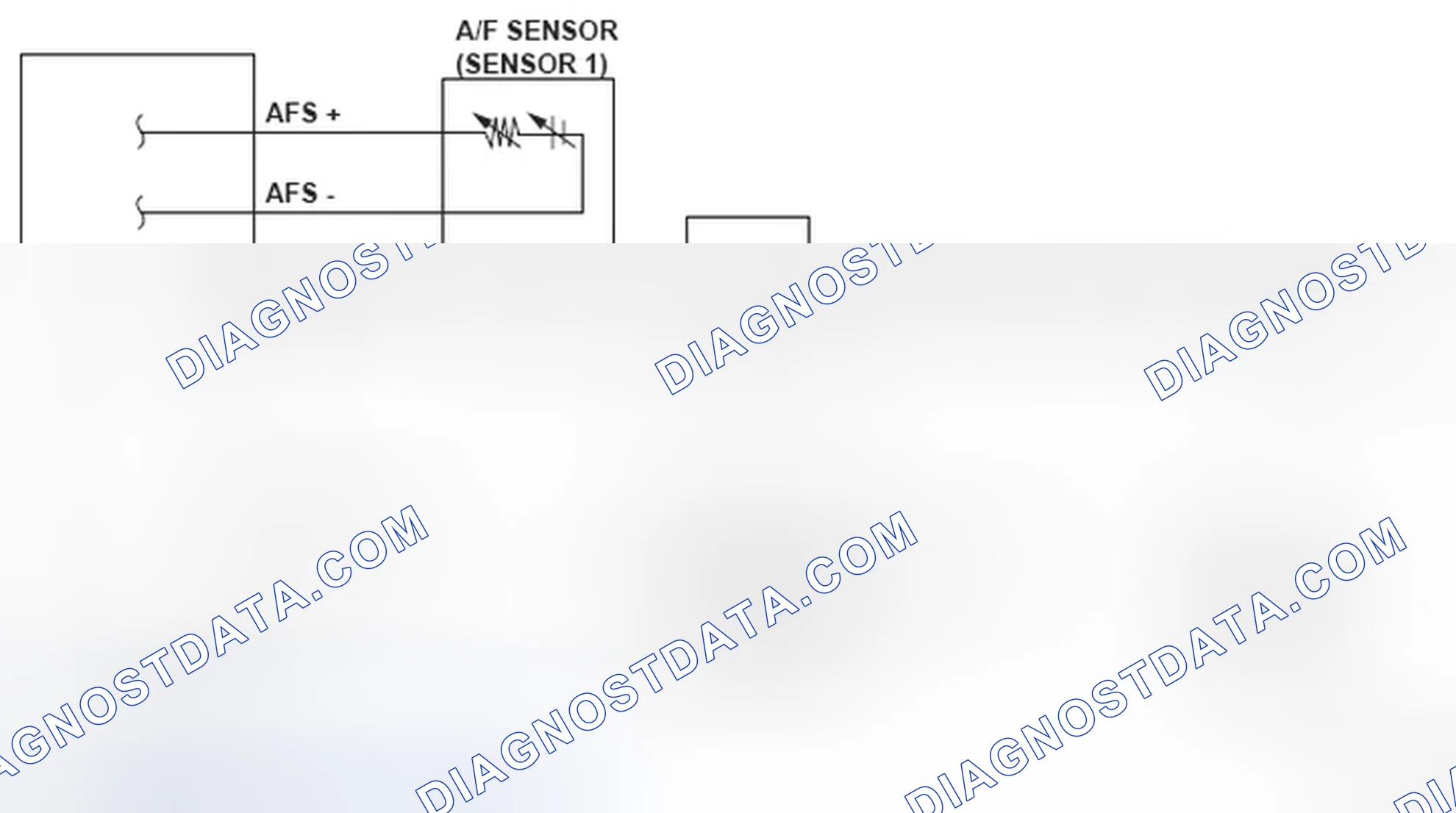 Scheme 358: Air/Fuel Ratio Sensor Circuit Diagram