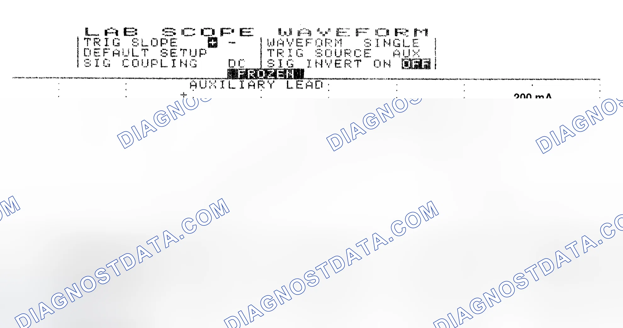 Scheme 13: Single Injector w/Normal Current Flow - Current Pattern