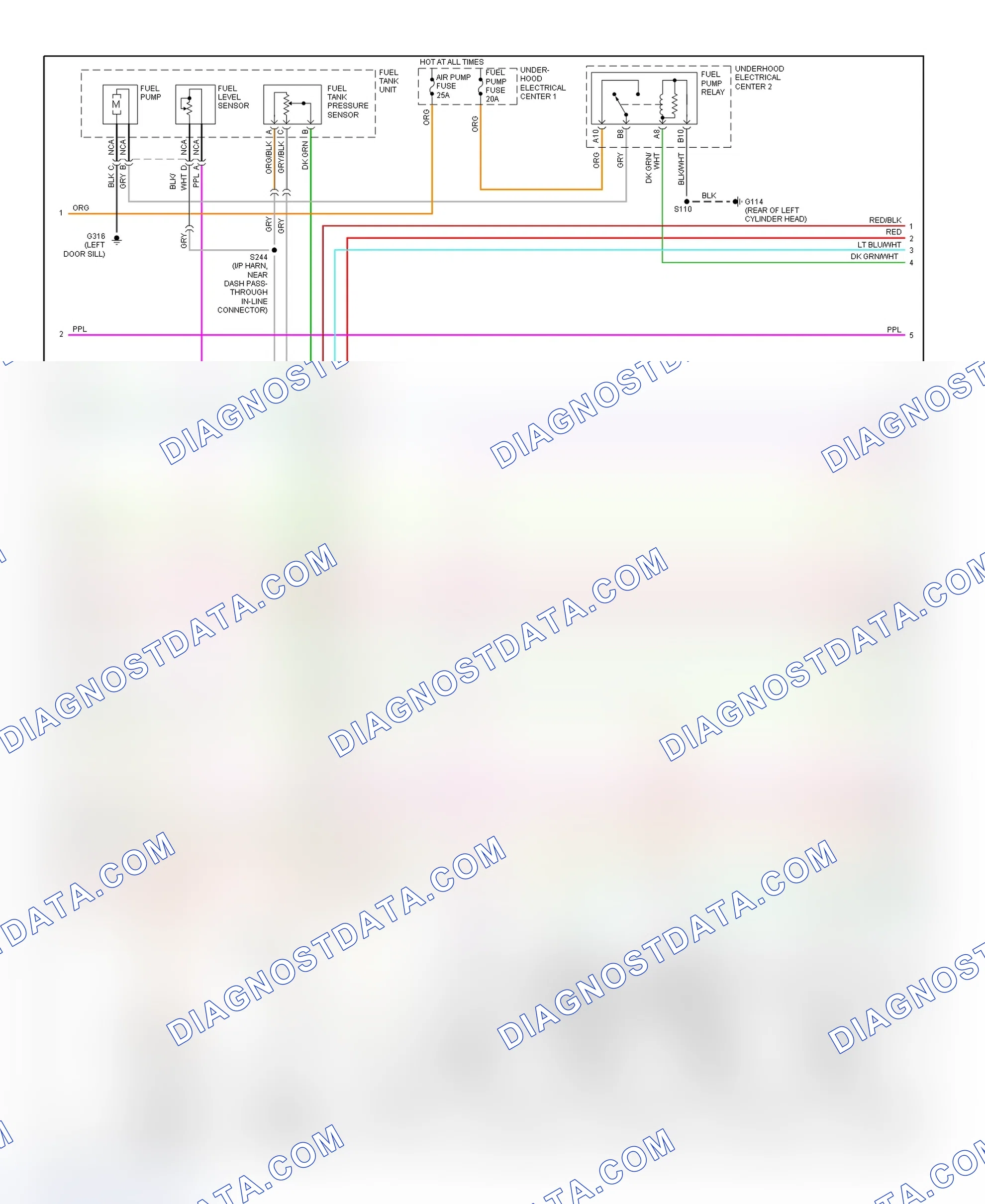 Scheme 29: PCM Wiring Diagram (Camaro & Firebird - 5.7L - 3 Of 4)