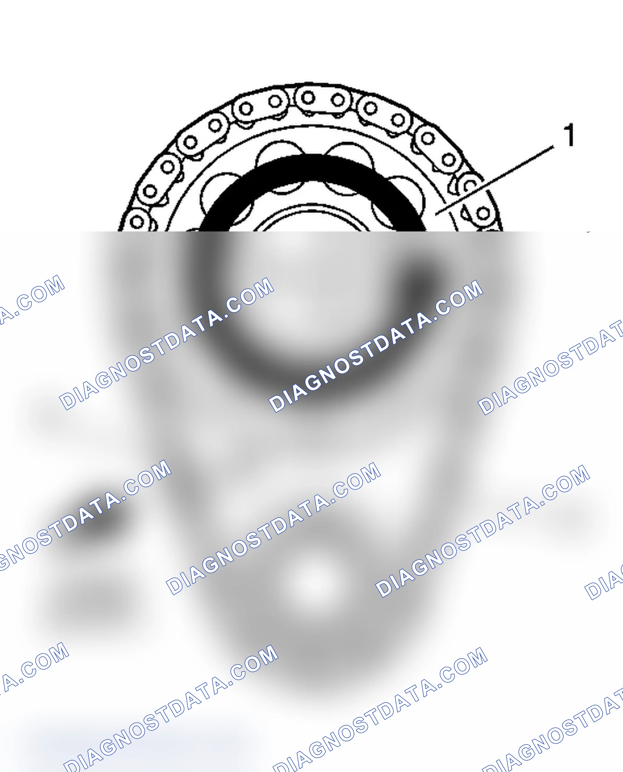 Scheme 25: Timing Chain and Sprockets Removal